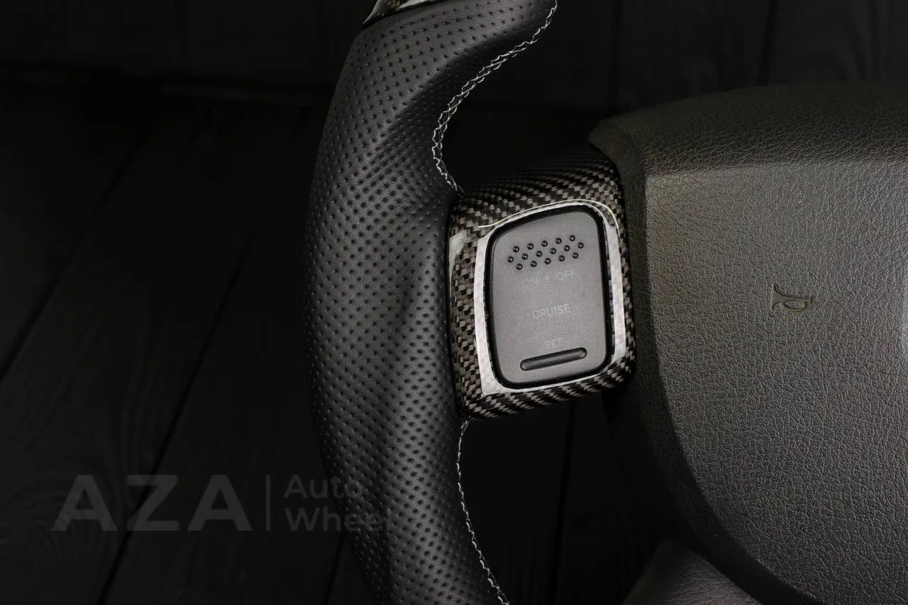 Steering Wheel Dodge 2004-2008 Carbon fiber/Perforated leather/Gray stripe - Image 7