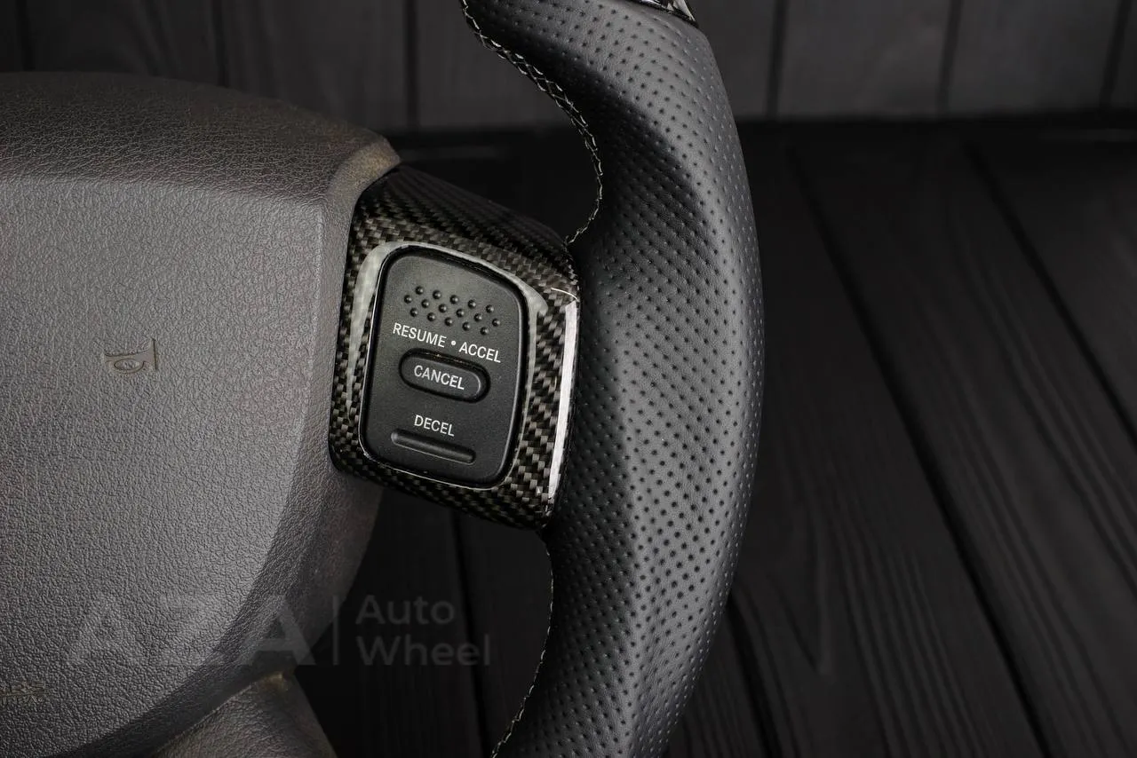 Steering Wheel Dodge 2004-2008 Carbon fiber/Perforated leather/Gray stripe - Image 8