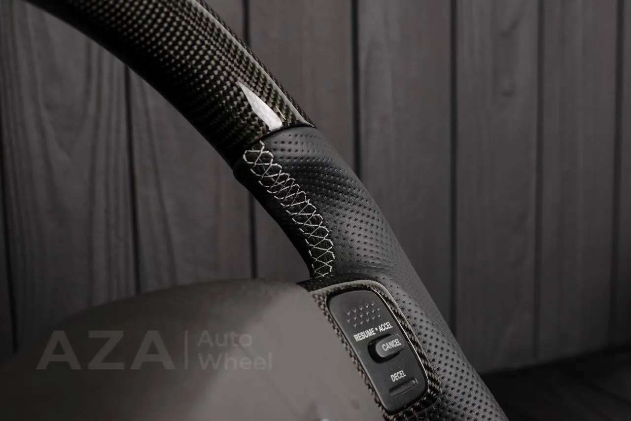 Steering Wheel Dodge 2004-2008 Carbon fiber/Perforated leather/Gray stripe - Image 10