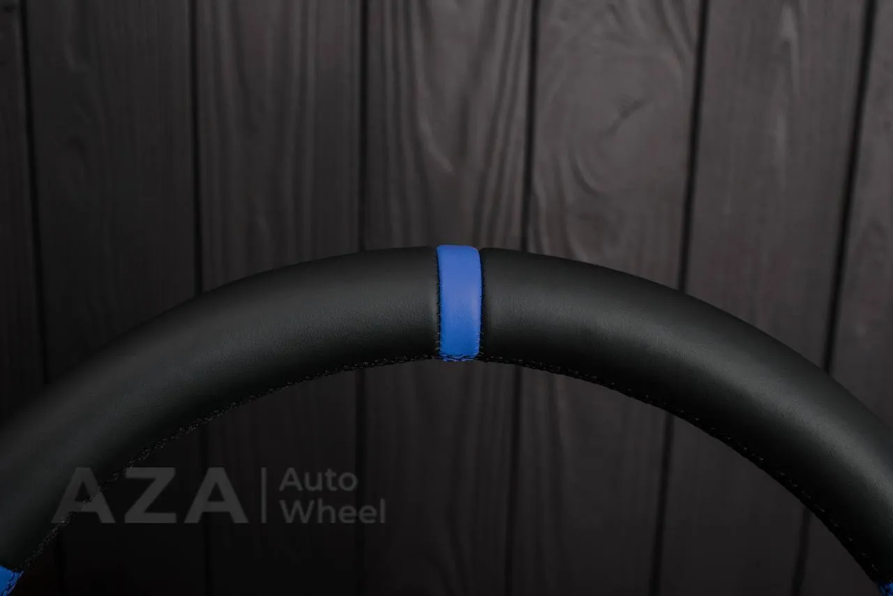 Steering wheel 1997-2004 Corvette C5 Reduced diameter Napa/Blue stripe - Image 7