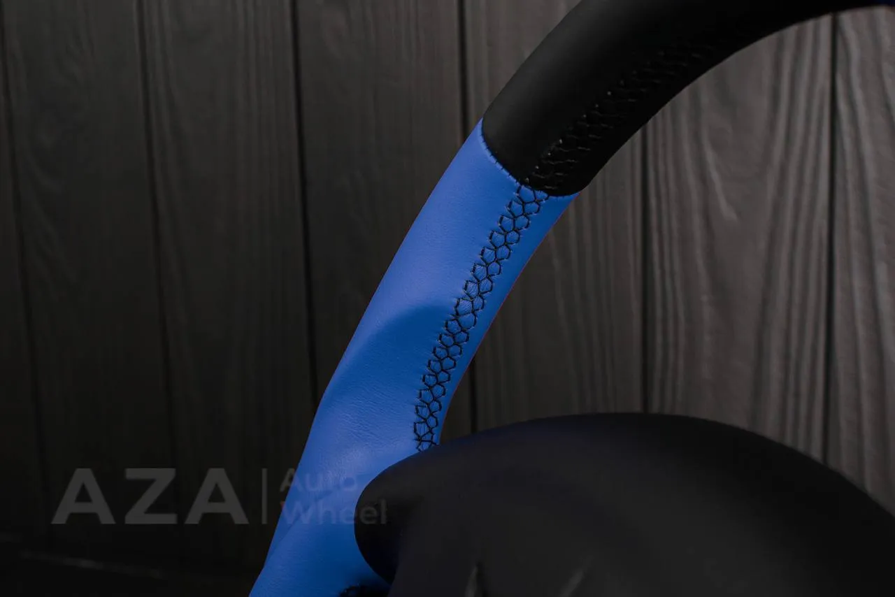 Steering wheel 1997-2004 Corvette C5 Reduced diameter Napa/Blue stripe - Image 9