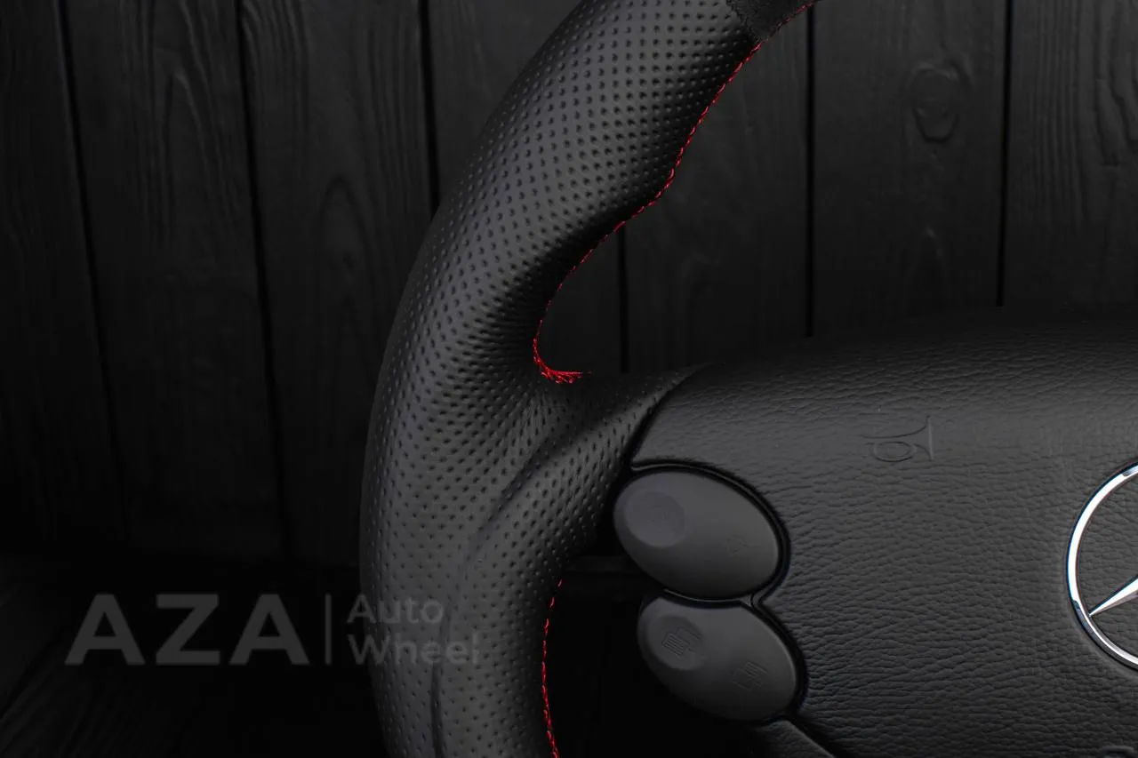 Steering Wheel Mercedes W219 R230 CLK55 SL65 CLS55 CLS500 SL55 AMG Perforated leather/Alcantara - Image 8