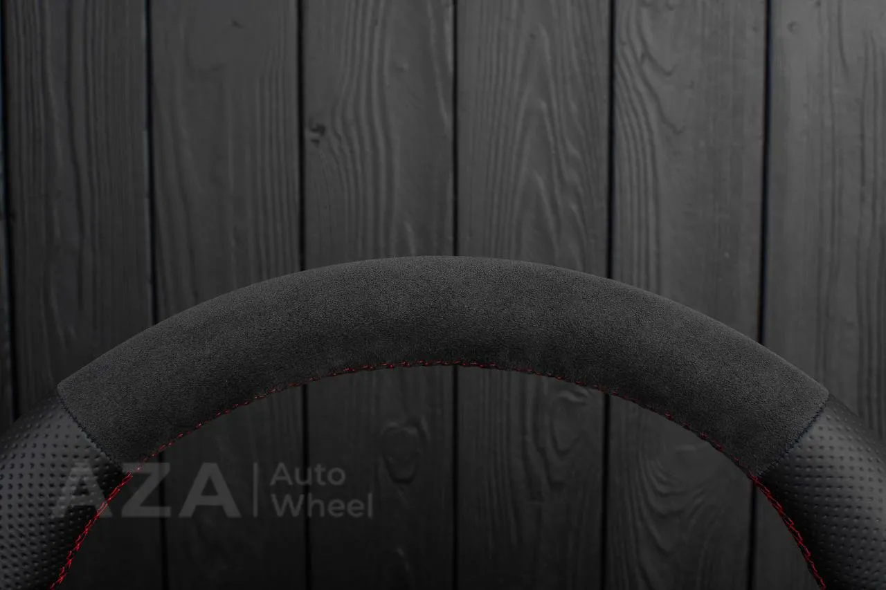 Steering Wheel Mercedes W219 R230 CLK55 SL65 CLS55 CLS500 SL55 AMG Perforated leather/Alcantara - Image 7