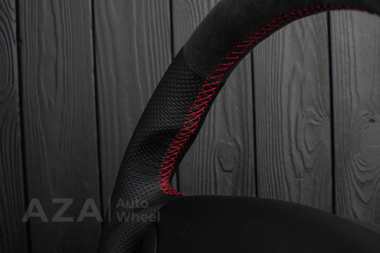 Steering Wheel Mercedes W219 R230 CLK55 SL65 CLS55 CLS500 SL55 AMG Perforated leather/Alcantara - Image 12