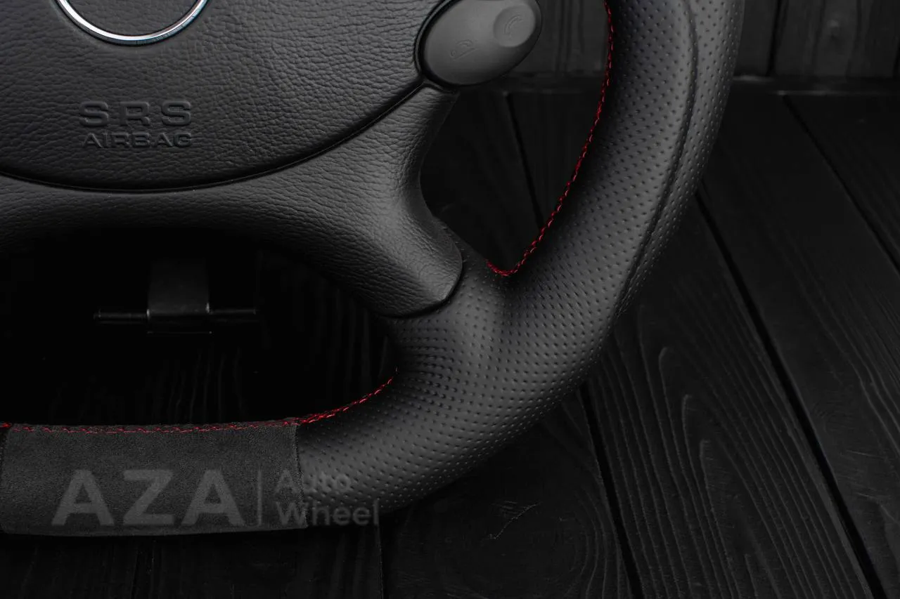 Steering Wheel Mercedes W219 R230 CLK55 SL65 CLS55 CLS500 SL55 AMG Perforated leather/Alcantara - Image 11