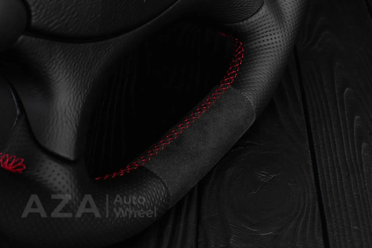 Steering Wheel Mercedes W219 R230 CLK55 SL65 CLS55 CLS500 SL55 AMG Perforated leather/Alcantara - Image 15