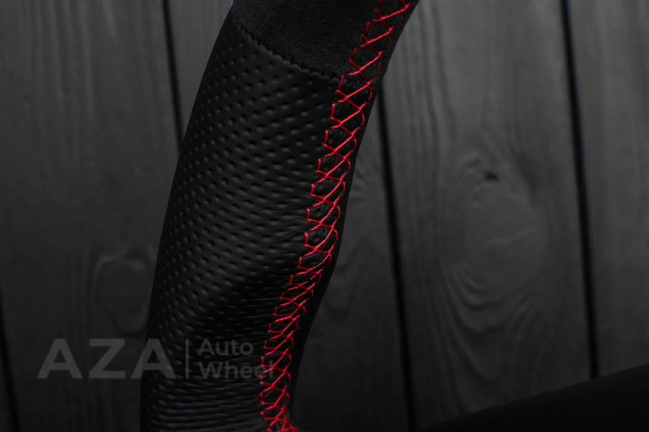 Steering Wheel Mercedes W219 R230 CLK55 SL65 CLS55 CLS500 SL55 AMG Perforated leather/Alcantara - Image 14