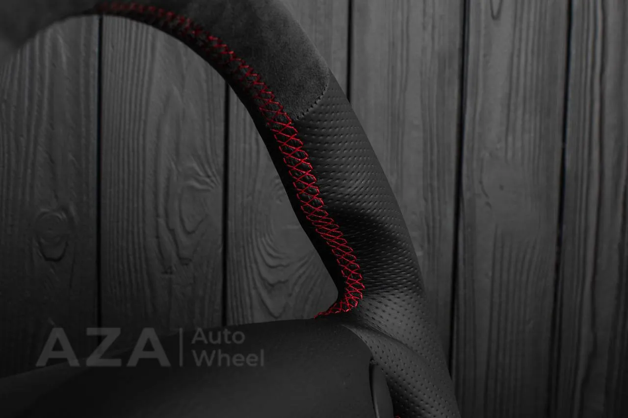 Steering Wheel Mercedes W219 R230 CLK55 SL65 CLS55 CLS500 SL55 AMG Perforated leather/Alcantara - Image 16