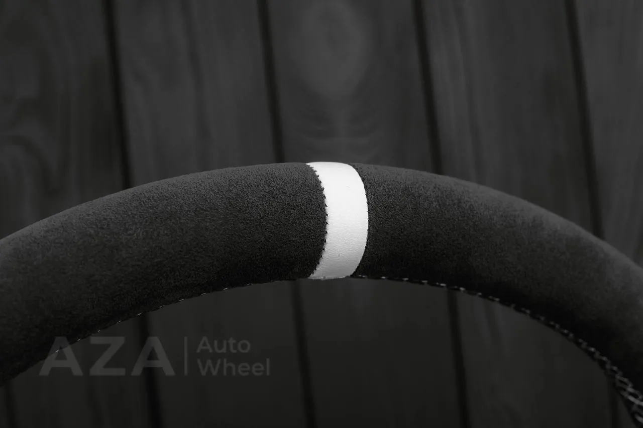 Steering wheel Ford Lightning/Ranger/Explorer 99-2004 Alcantara/White stripe - Image 9
