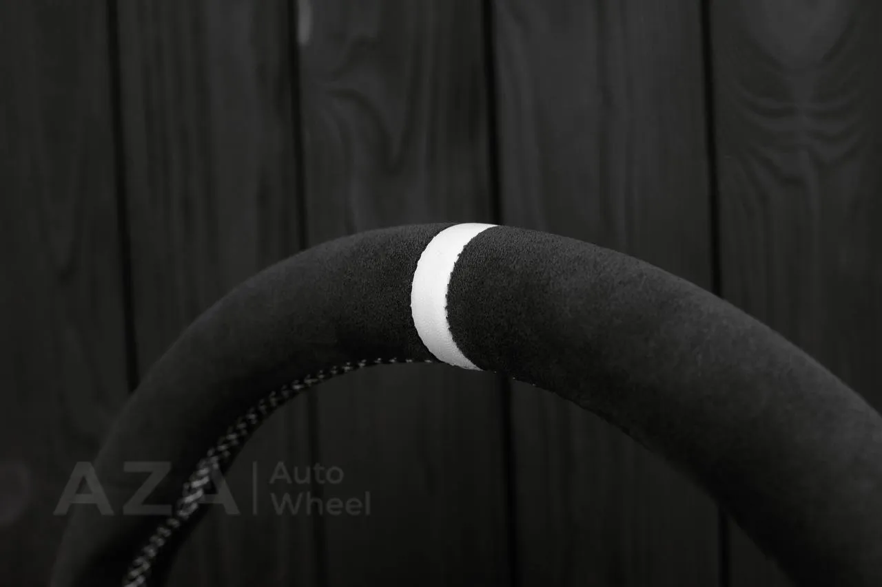 Steering wheel Ford Lightning/Ranger/Explorer 99-2004 Alcantara/White stripe - Image 10