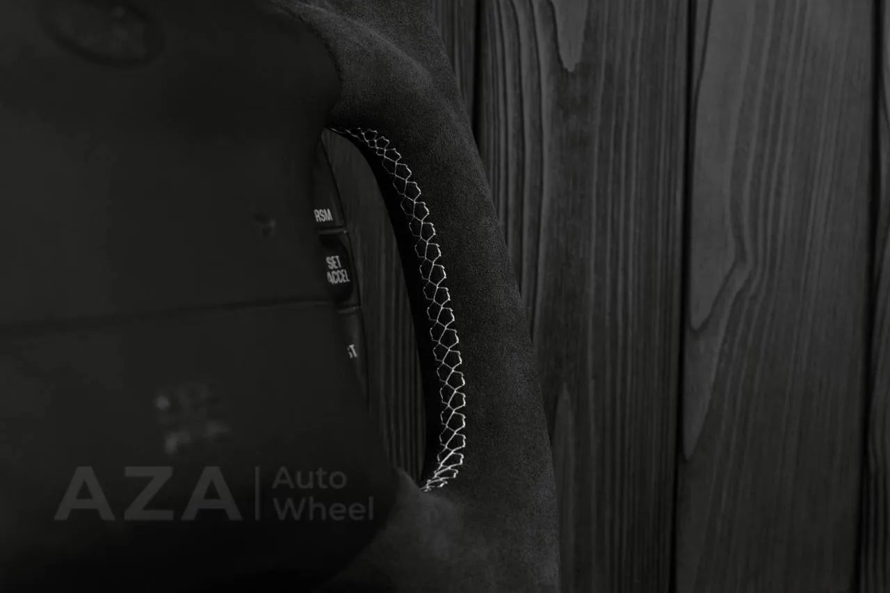 Steering wheel Ford Lightning/Ranger/Explorer 99-2004 Alcantara/White stripe - Image 15
