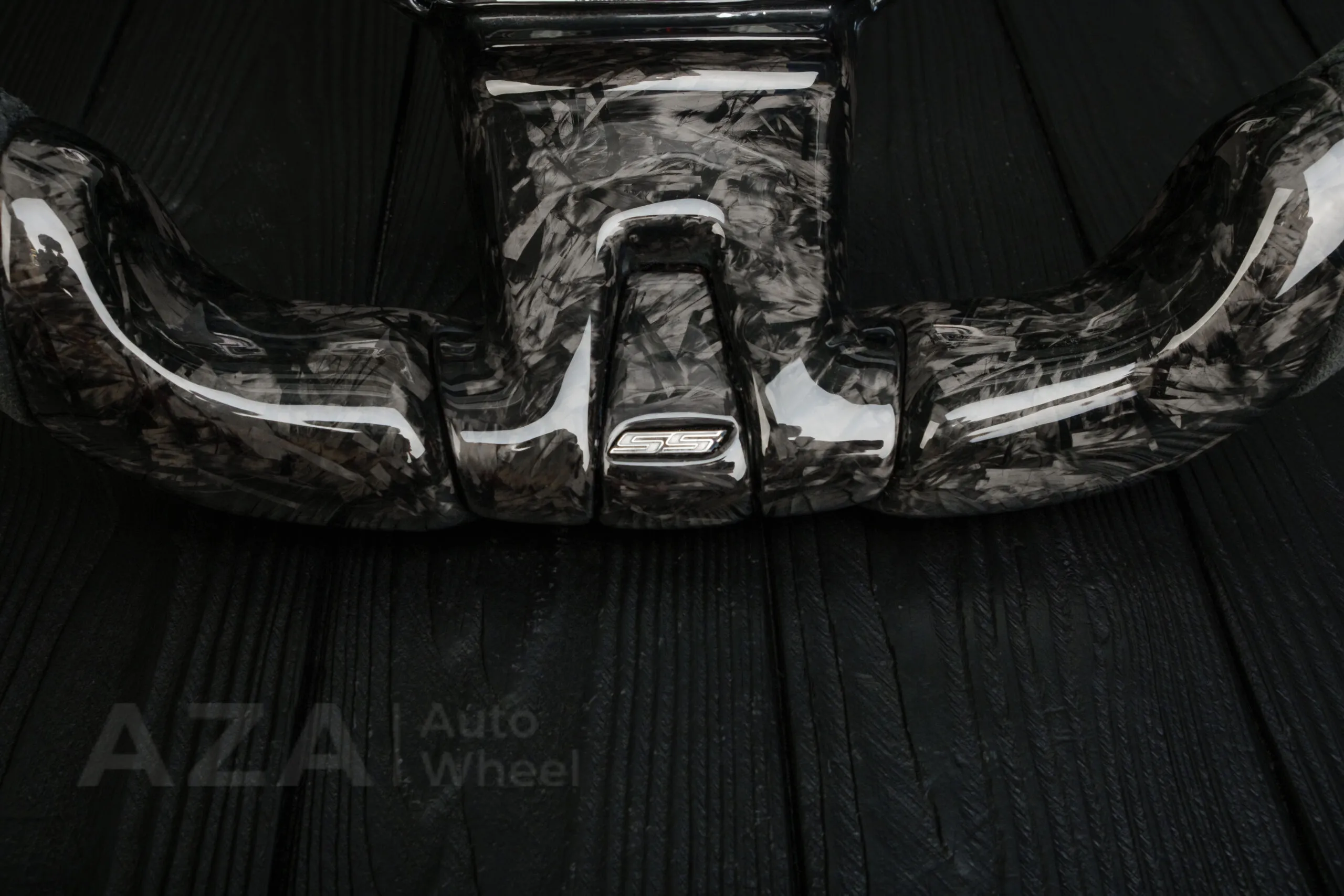 Steering wheel Chevrolet Camaro 2010-2011 Forged carbon fiber/Perforated leather/Led screen - Image 10