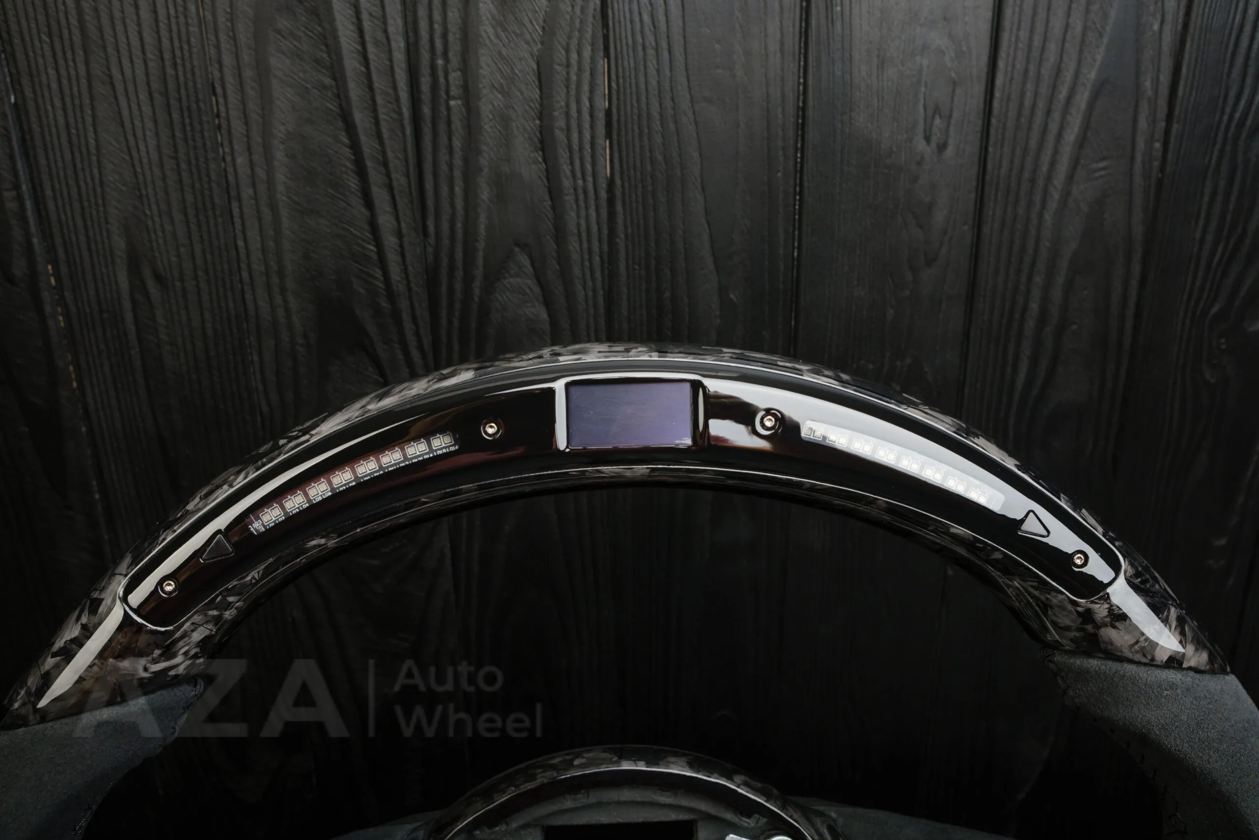 Steering wheel Chevrolet Camaro 2010-2011 Forged carbon fiber/Perforated leather/Led screen - Image 13