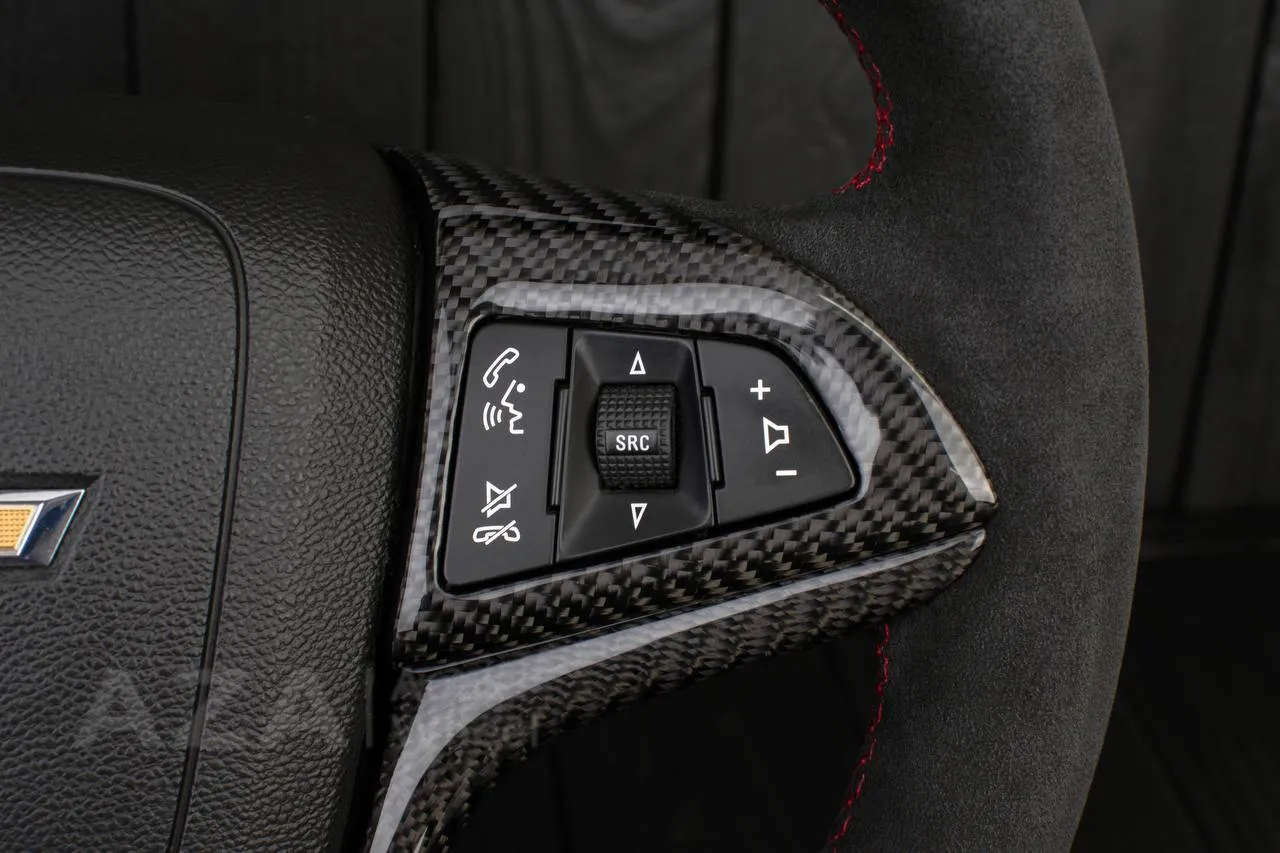 Steering wheel Chevrolet Camaro ZL1 2012-2015 Carbon fiber/Alcantara/Red stripe (can be any color) - Image 11