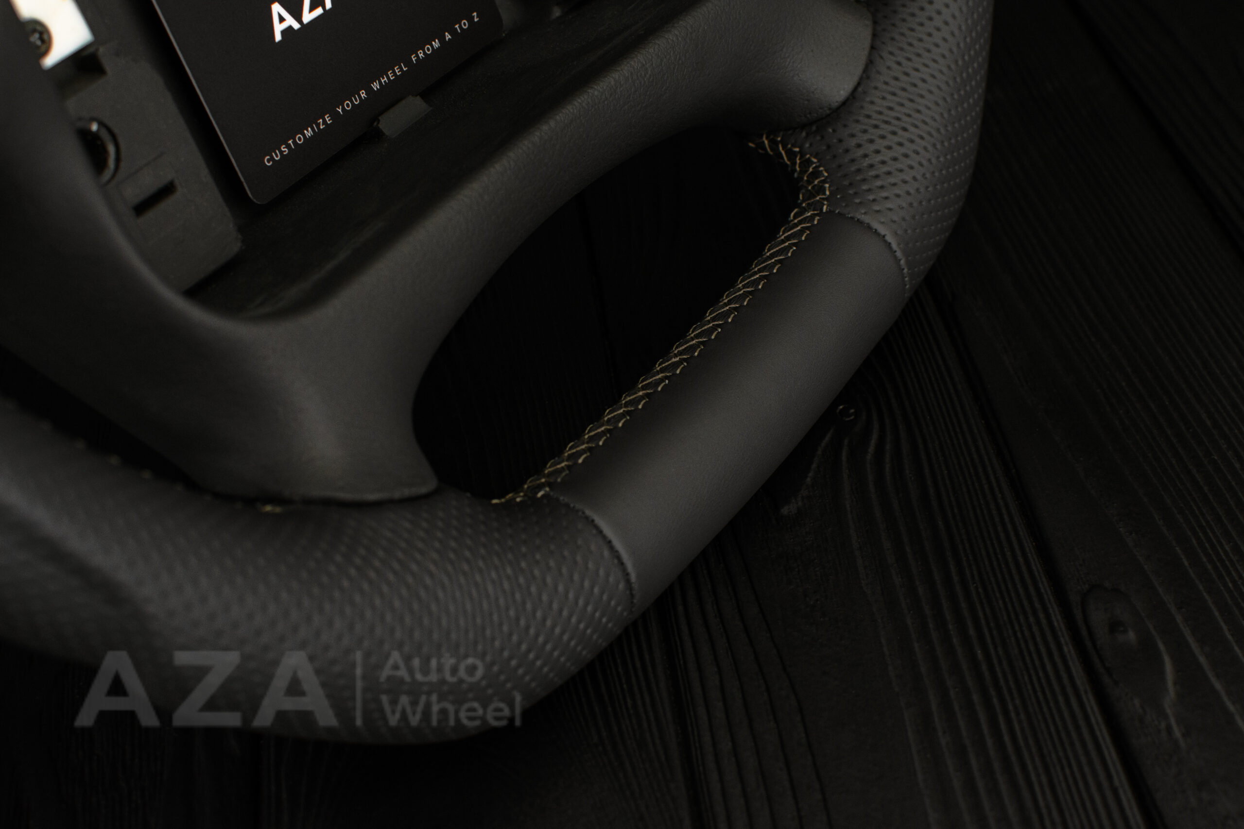 Steering wheel Pontiac Firebird/Trans Am 95-2002 Napa leather/Tan stripe - Image 15
