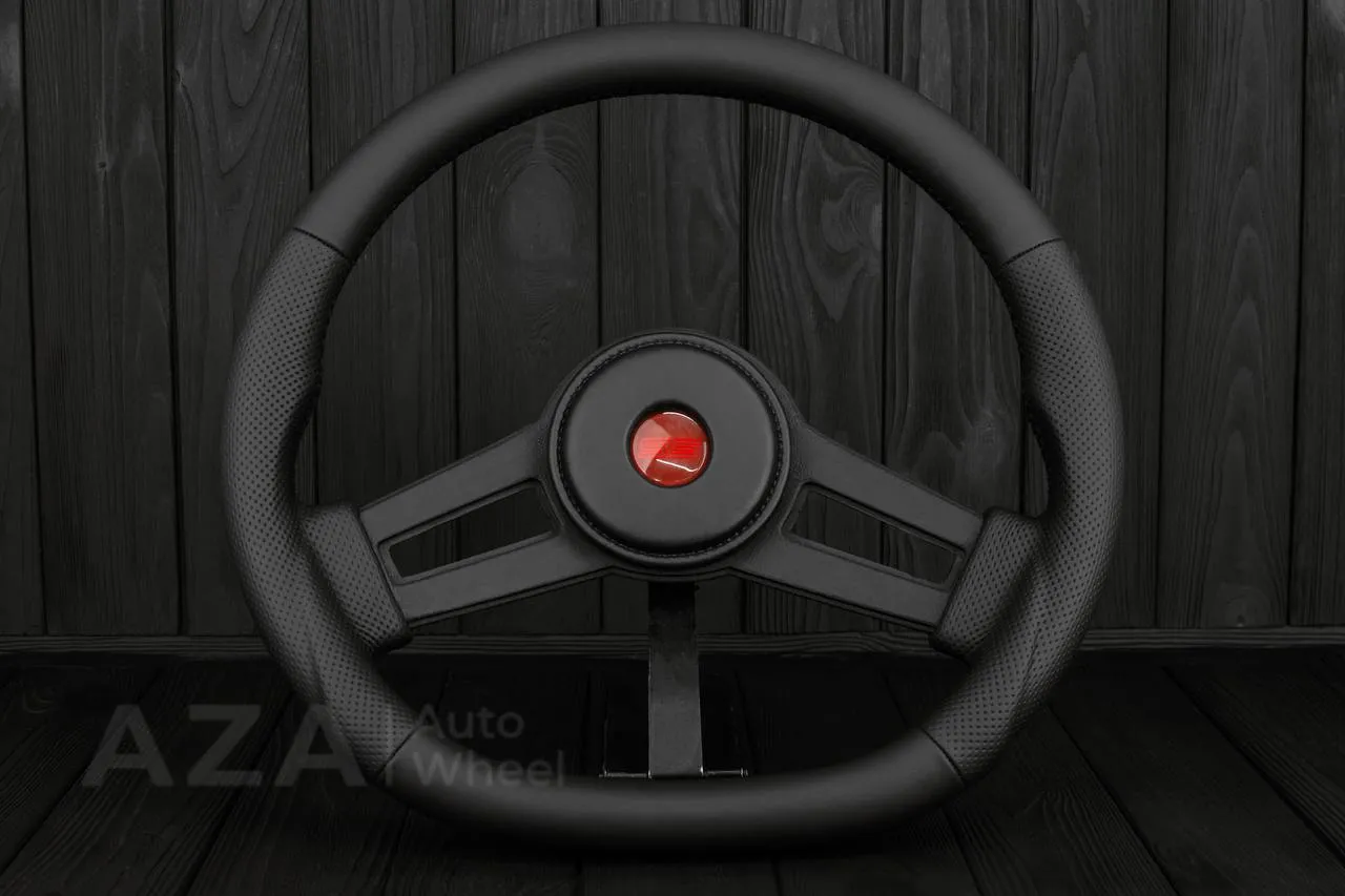 Steering wheel Chevrolet Monte Carlo SS 1985-88 flat bottom Genuine Napa leather