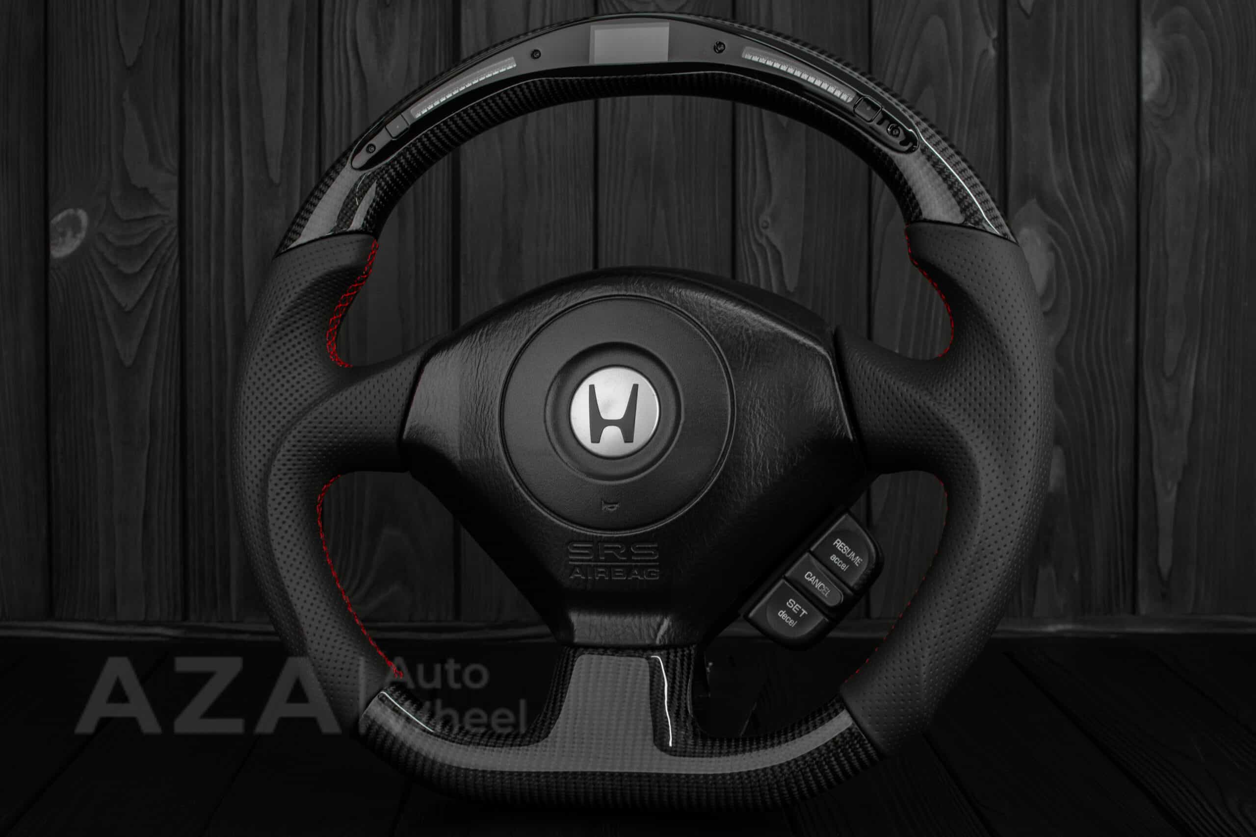Steering wheel Honda s2000 Perforated leather/Napa/RPM/Red