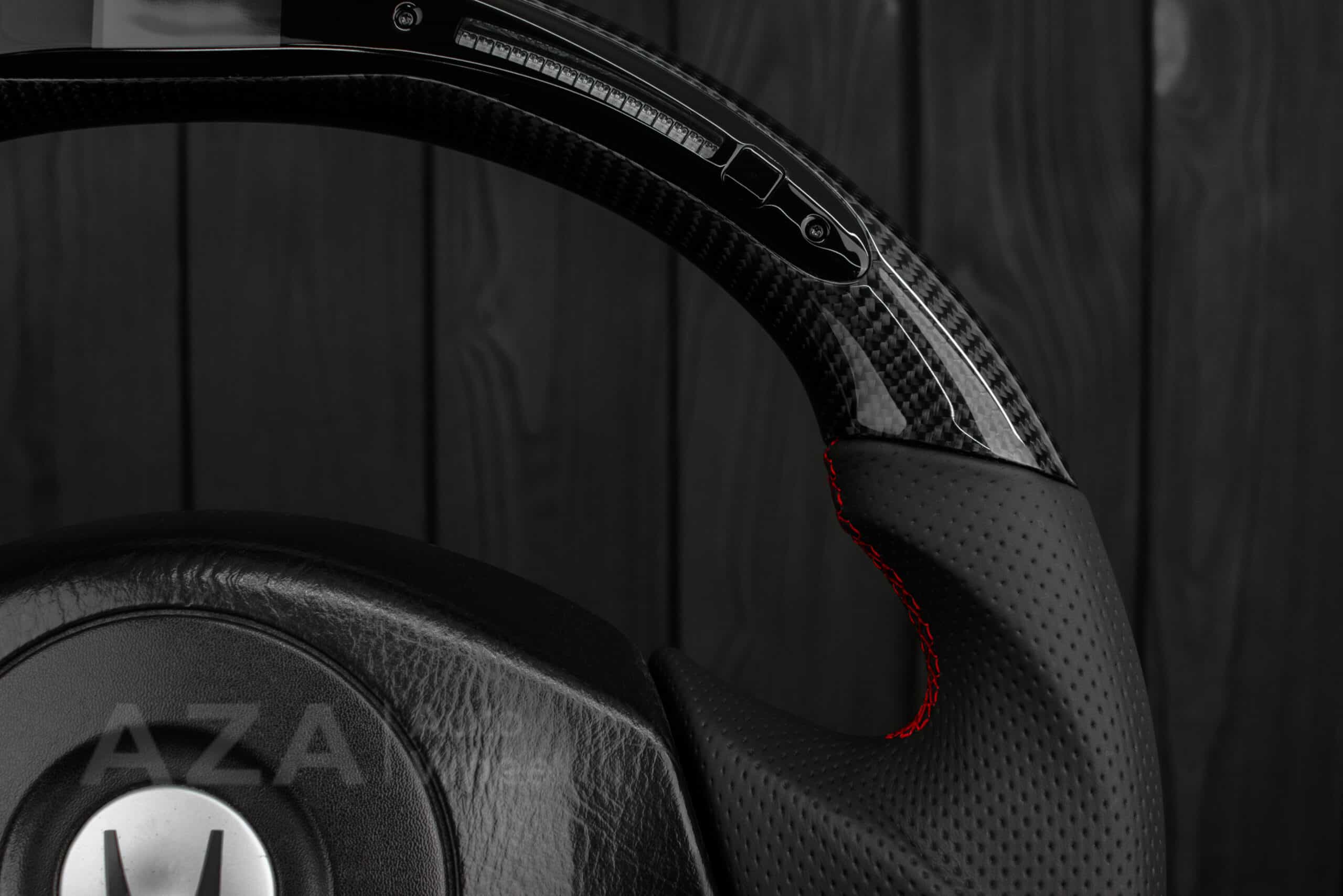 Steering wheel Honda s2000 Perforated leather/Napa/RPM/Red - Image 6