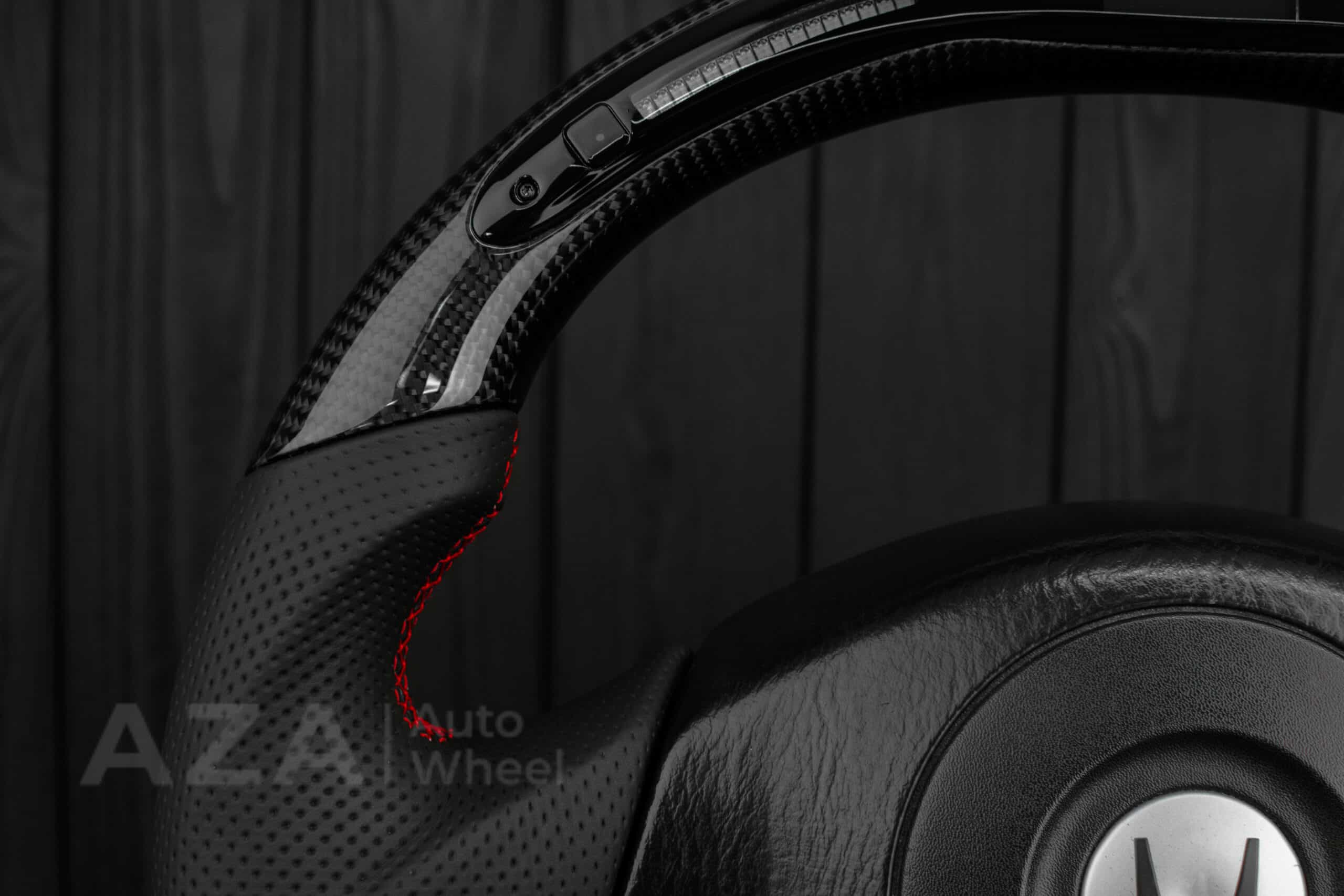 Steering wheel Honda s2000 Perforated leather/Napa/RPM/Red - Image 7