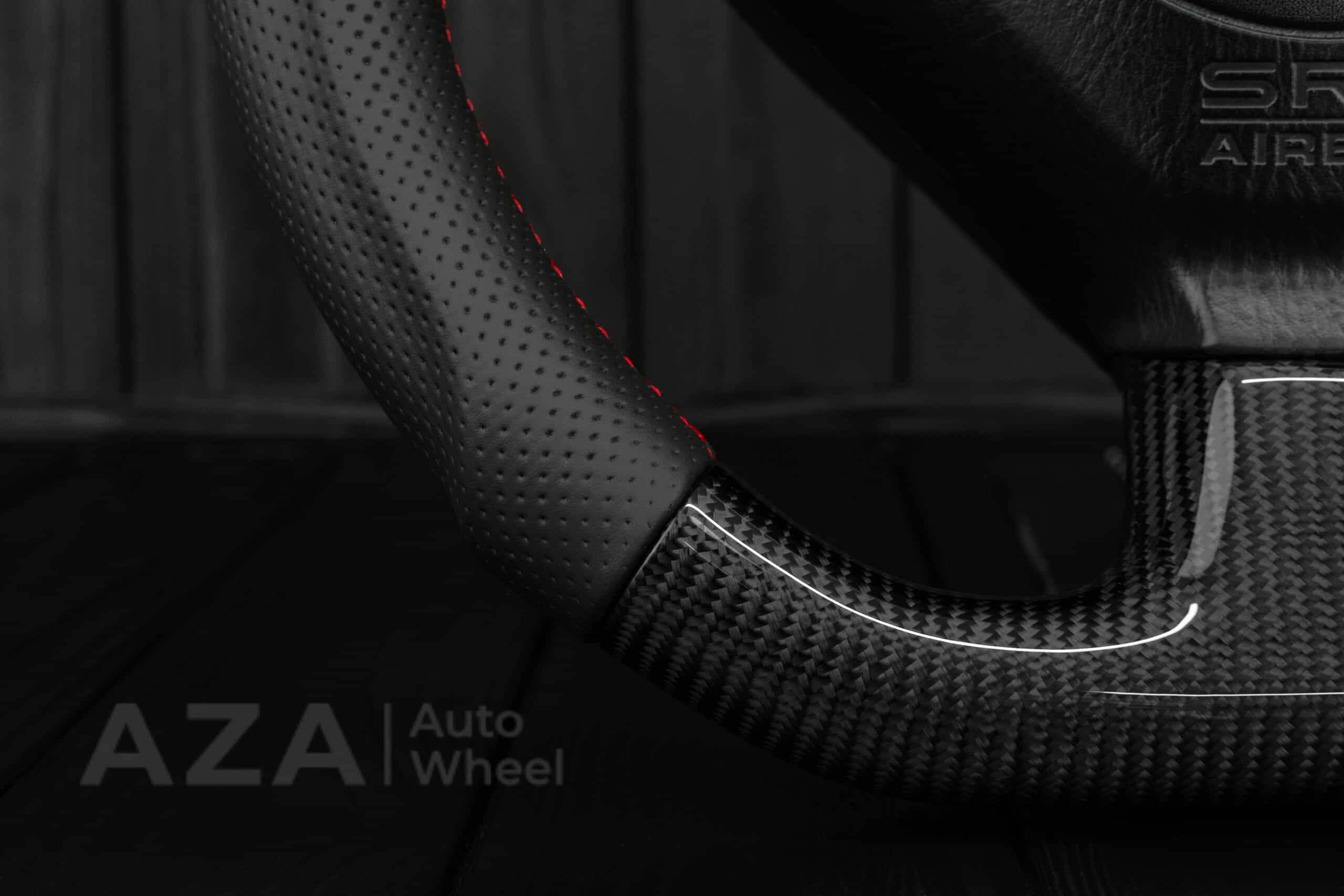 Steering wheel Honda s2000 Perforated leather/Napa/RPM/Red - Image 8