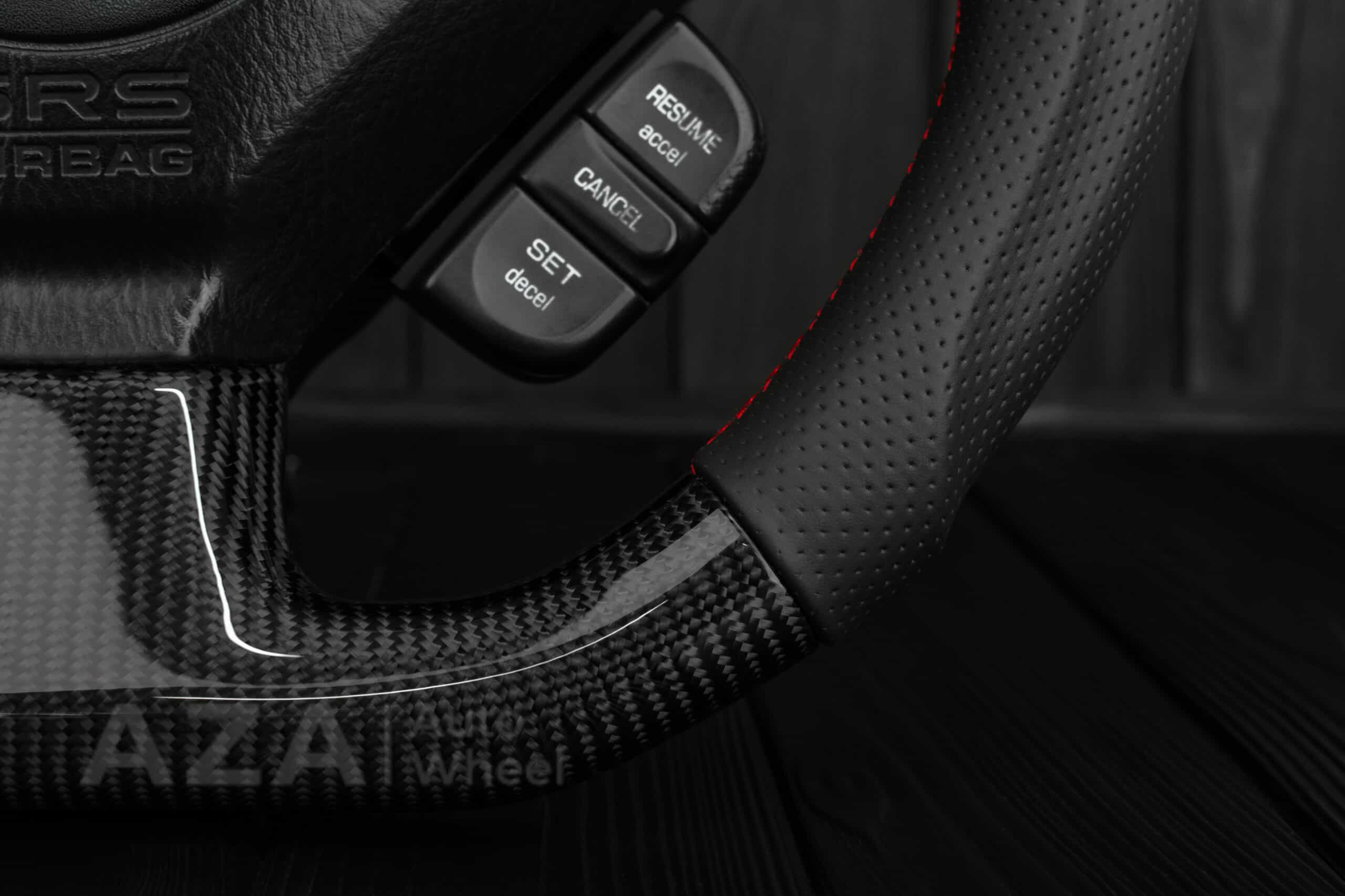 Steering wheel Honda s2000 Perforated leather/Napa/RPM/Red - Image 9