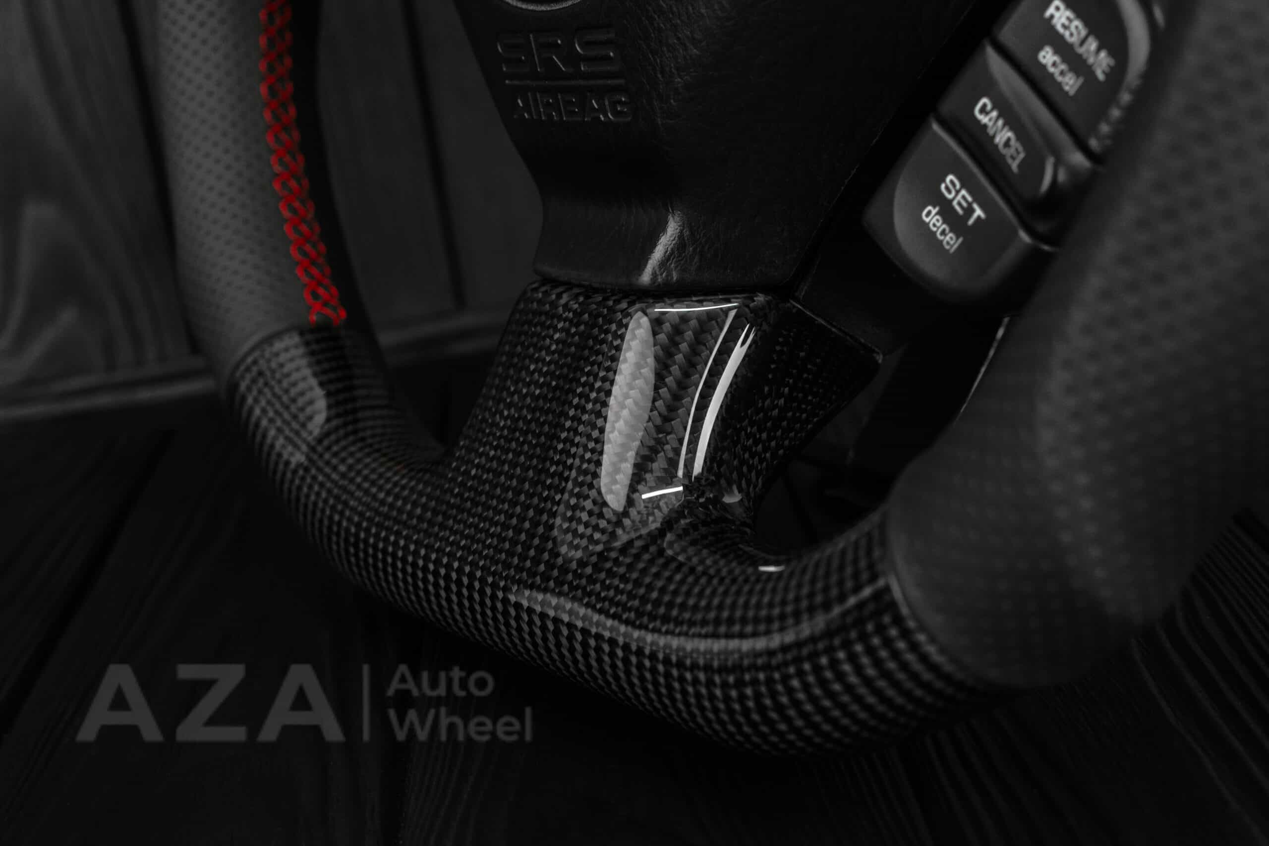 Steering wheel Honda s2000 Perforated leather/Napa/RPM/Red - Image 13