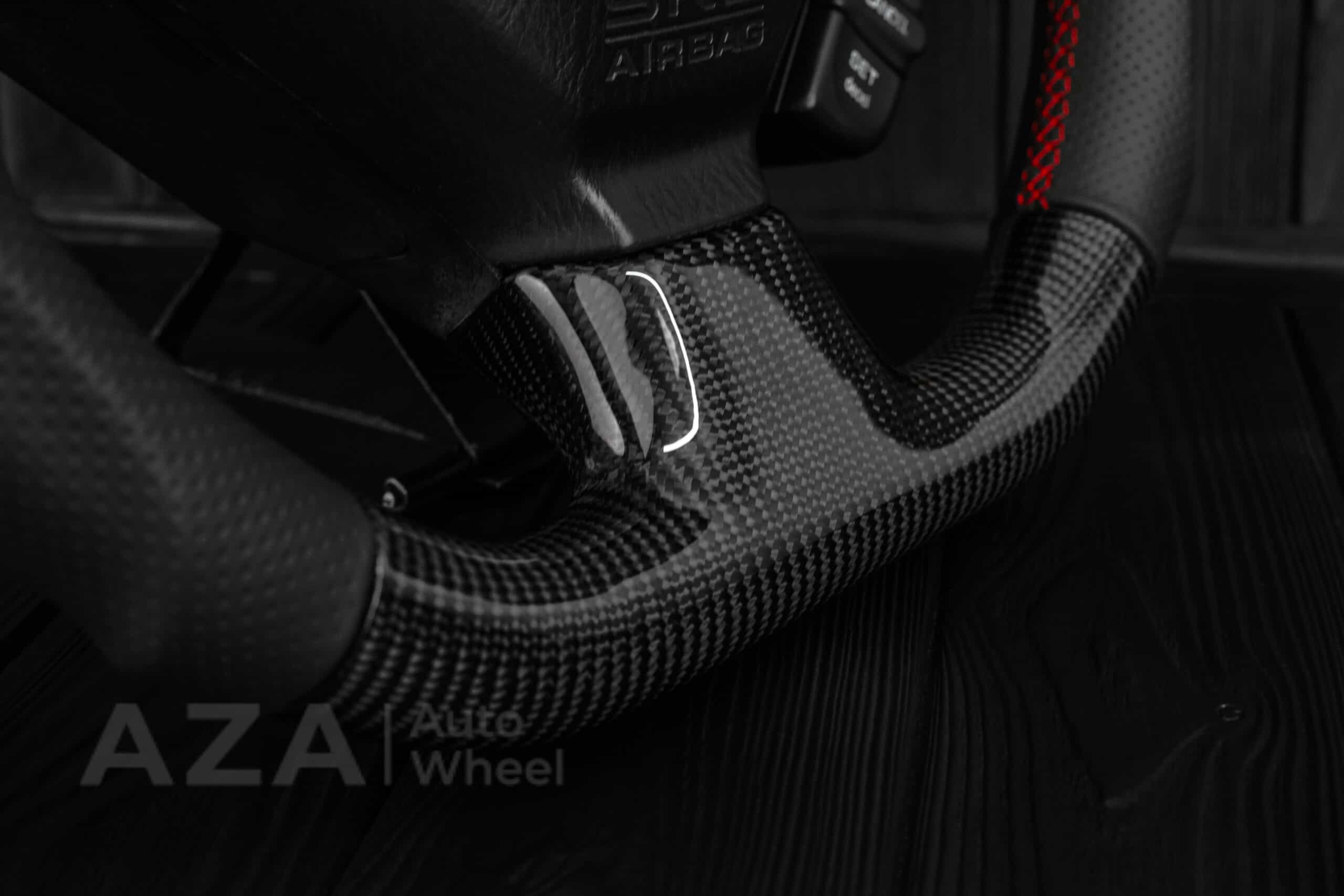 Steering wheel Honda s2000 Perforated leather/Napa/RPM/Red - Image 16