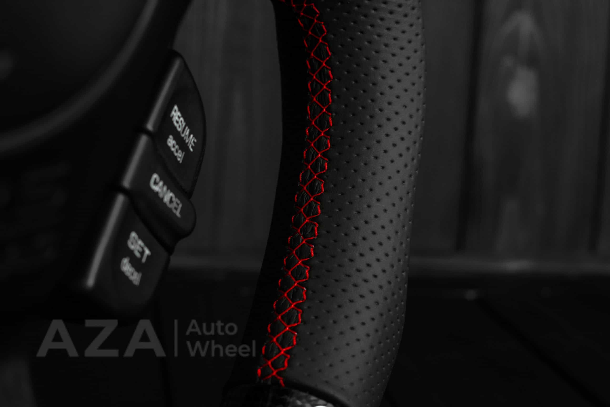 Steering wheel Honda s2000 Perforated leather/Napa/RPM/Red - Image 20