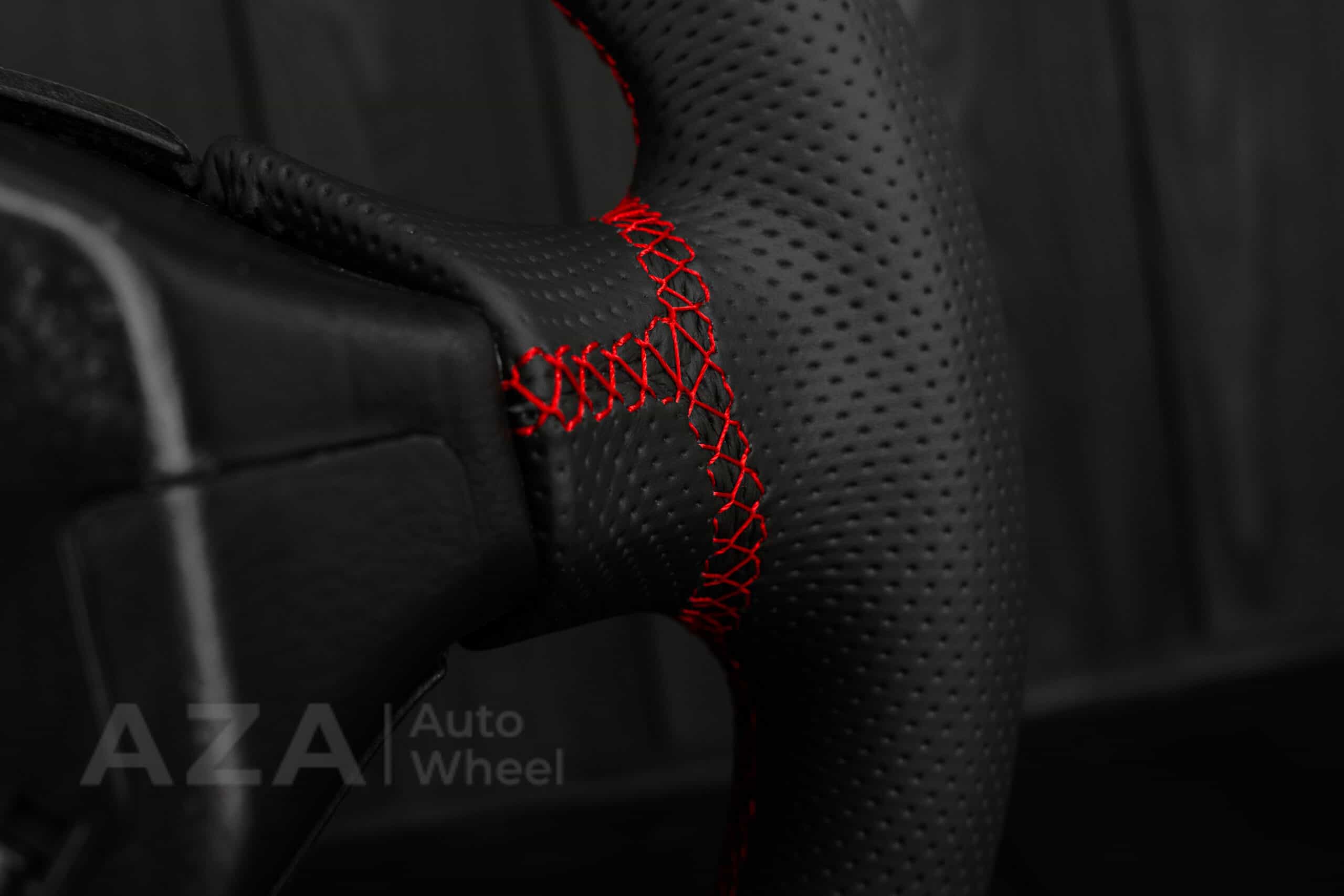 Steering wheel Honda s2000 Perforated leather/Napa/RPM/Red - Image 22