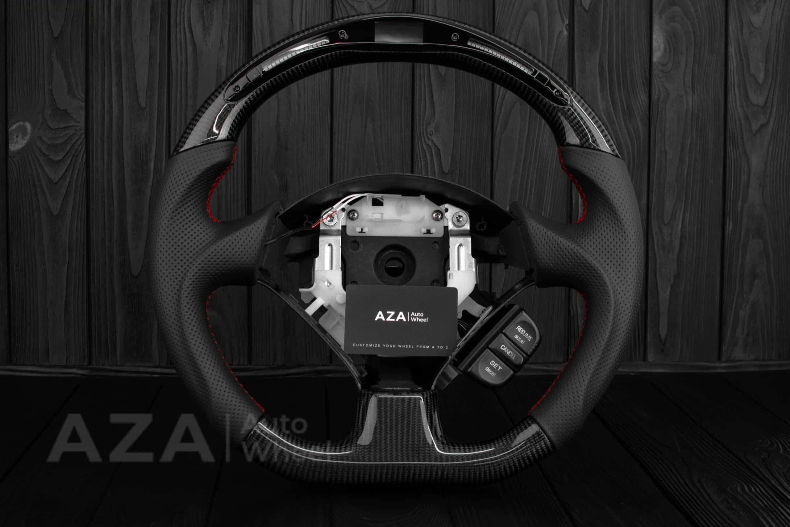 Steering wheel Honda s2000 Perforated leather/Napa/RPM/Red - Image 23