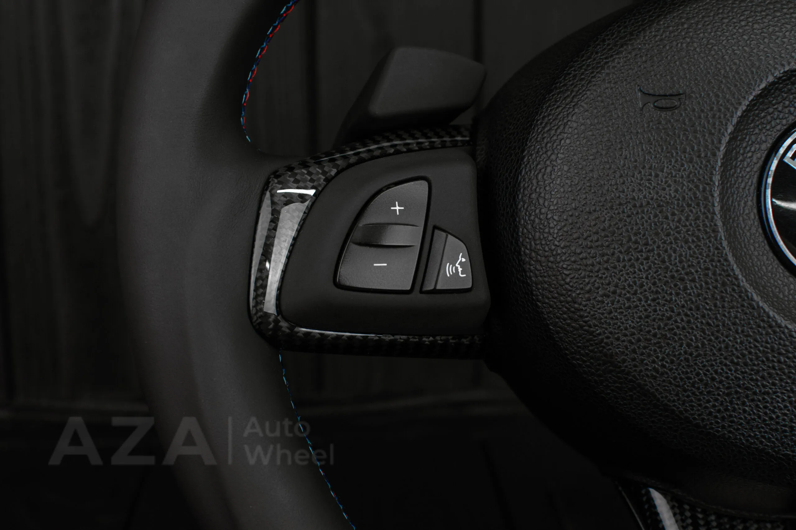 Steering wheel BMW Z4 M 2006-2009 Carbon fiber trims/Alcantara/Leather/M stripe - Image 10
