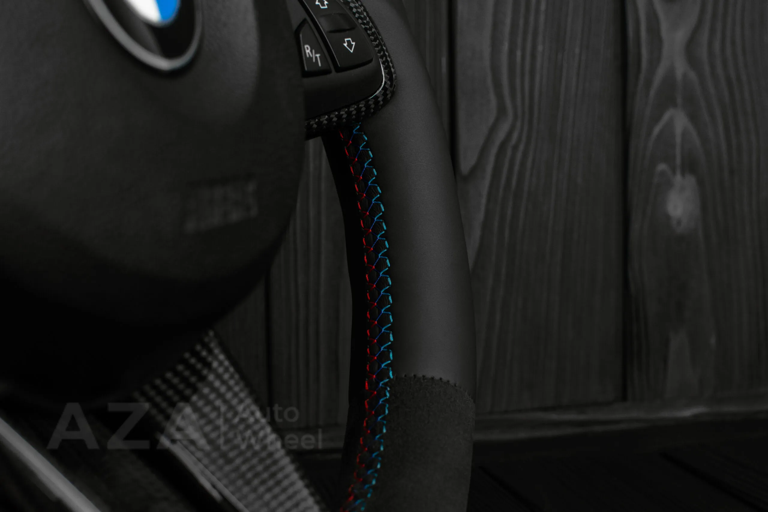 Steering wheel BMW Z4 M 2006-2009 Carbon fiber trims/Alcantara/Leather/M stripe - Image 17
