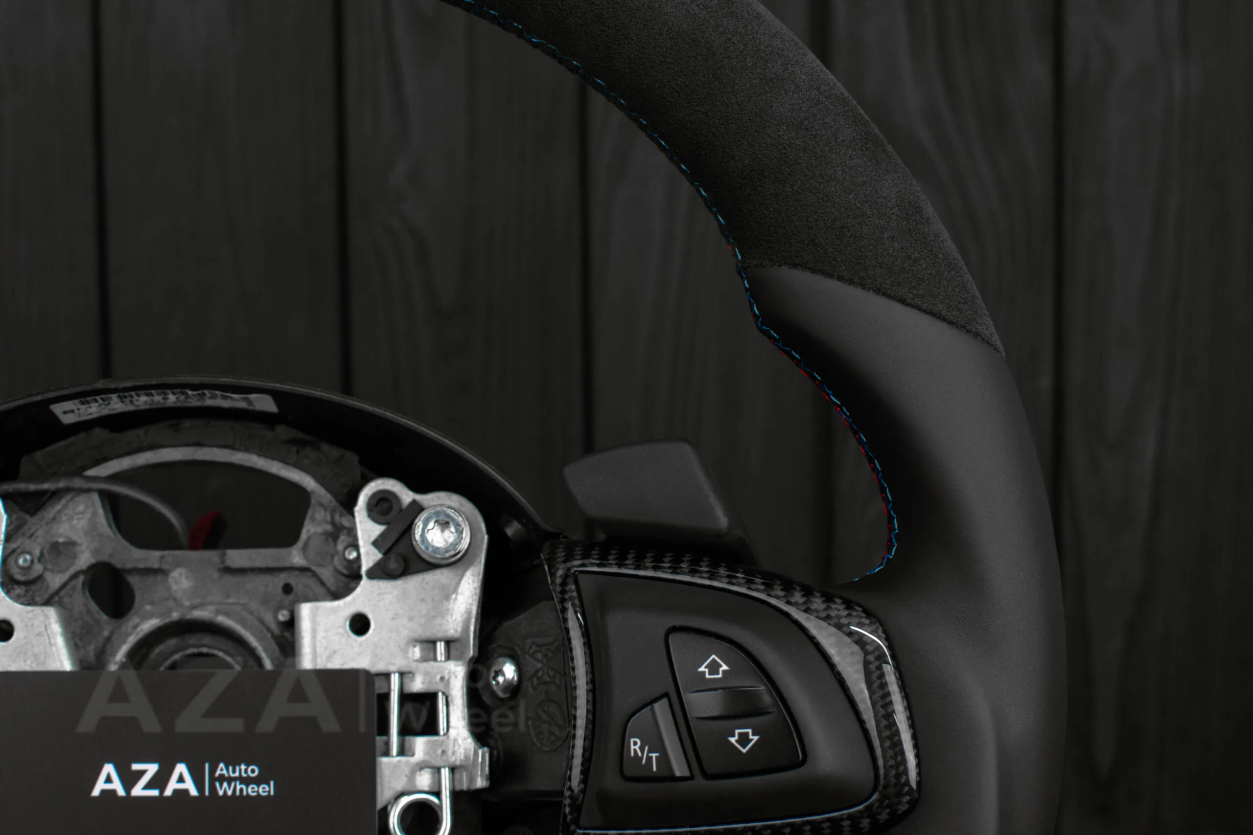 Steering wheel BMW Z4 M 2006-2009 Carbon fiber trims/Alcantara/Leather/M stripe - Image 22