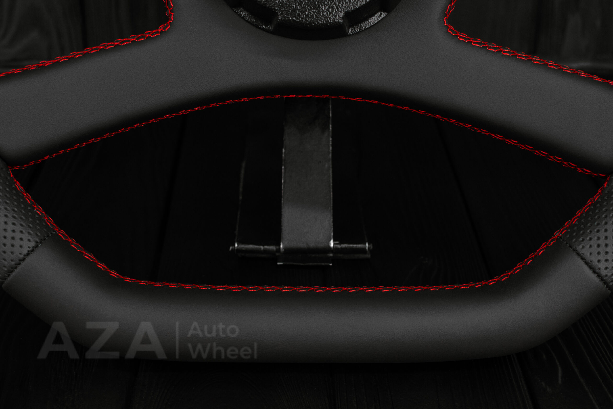 Steering wheel GM, C/K Suburban, Silverado (1988-1994) Napa/Red stripe and stich (can be any color) - Image 20