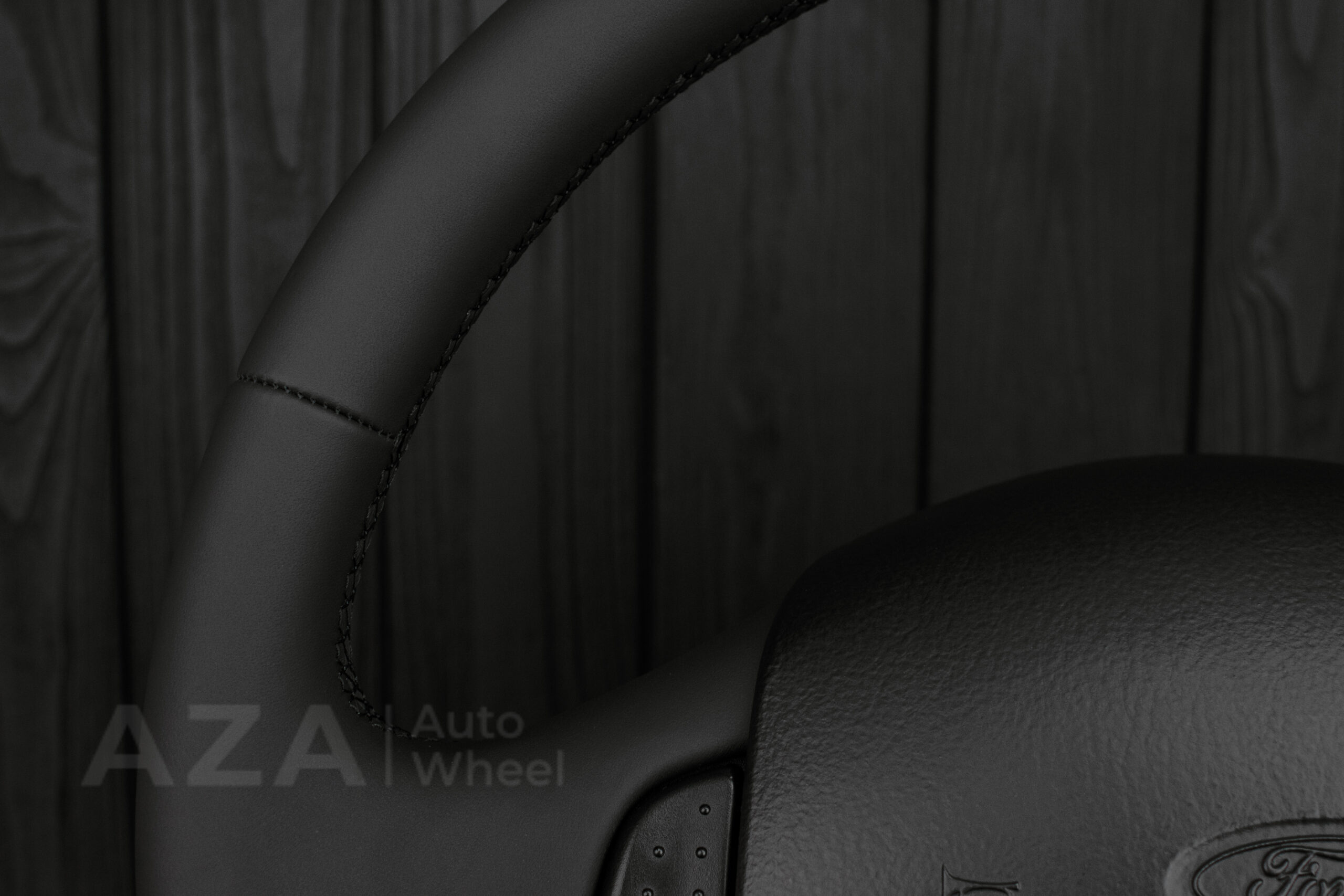 Steering wheel Ford F150/F250/F350 97-2007 Excursion Napa/Italian leather/BLK - Image 11