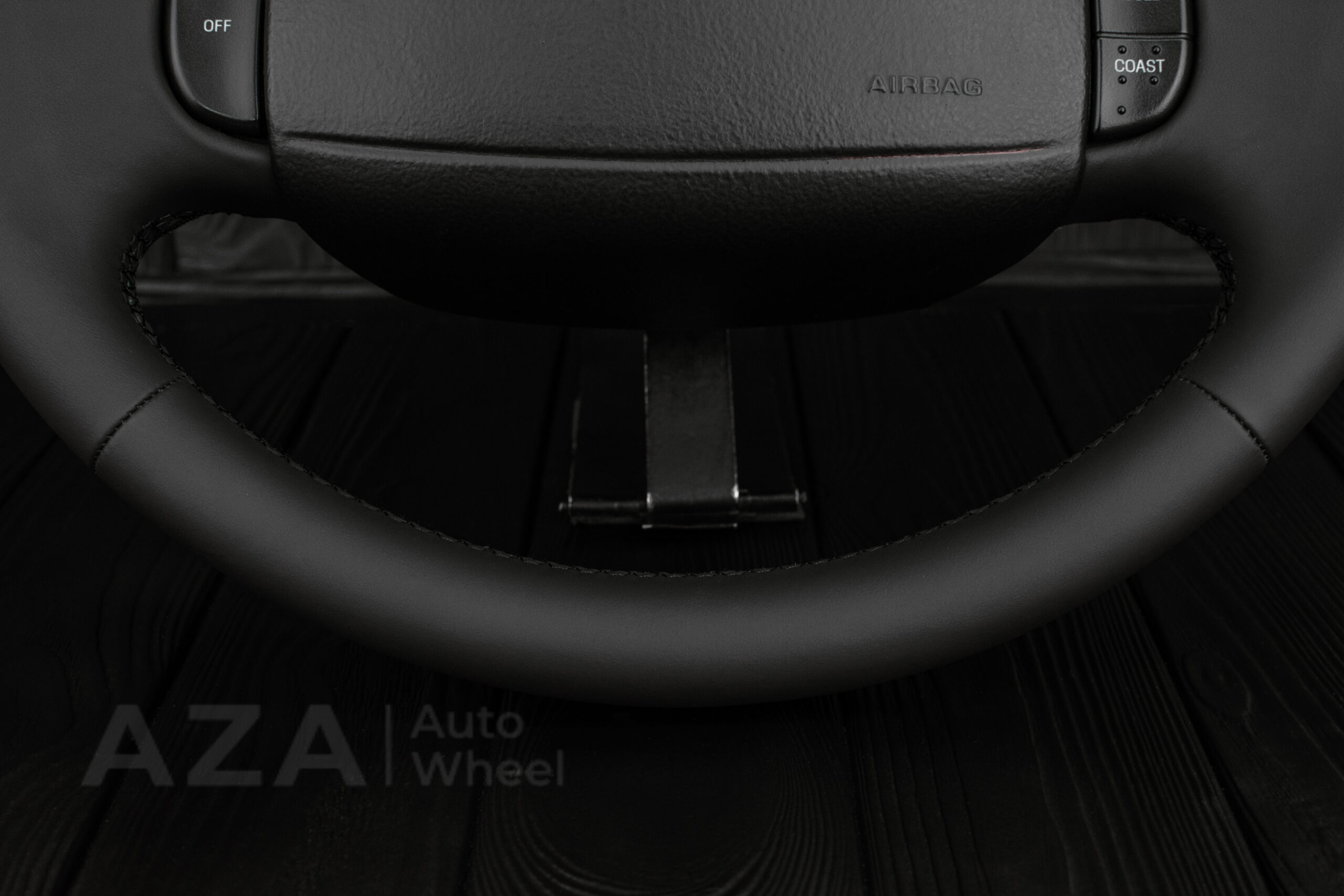 Steering wheel Ford F150/F250/F350 97-2007 Excursion Napa/Italian leather/BLK - Image 14