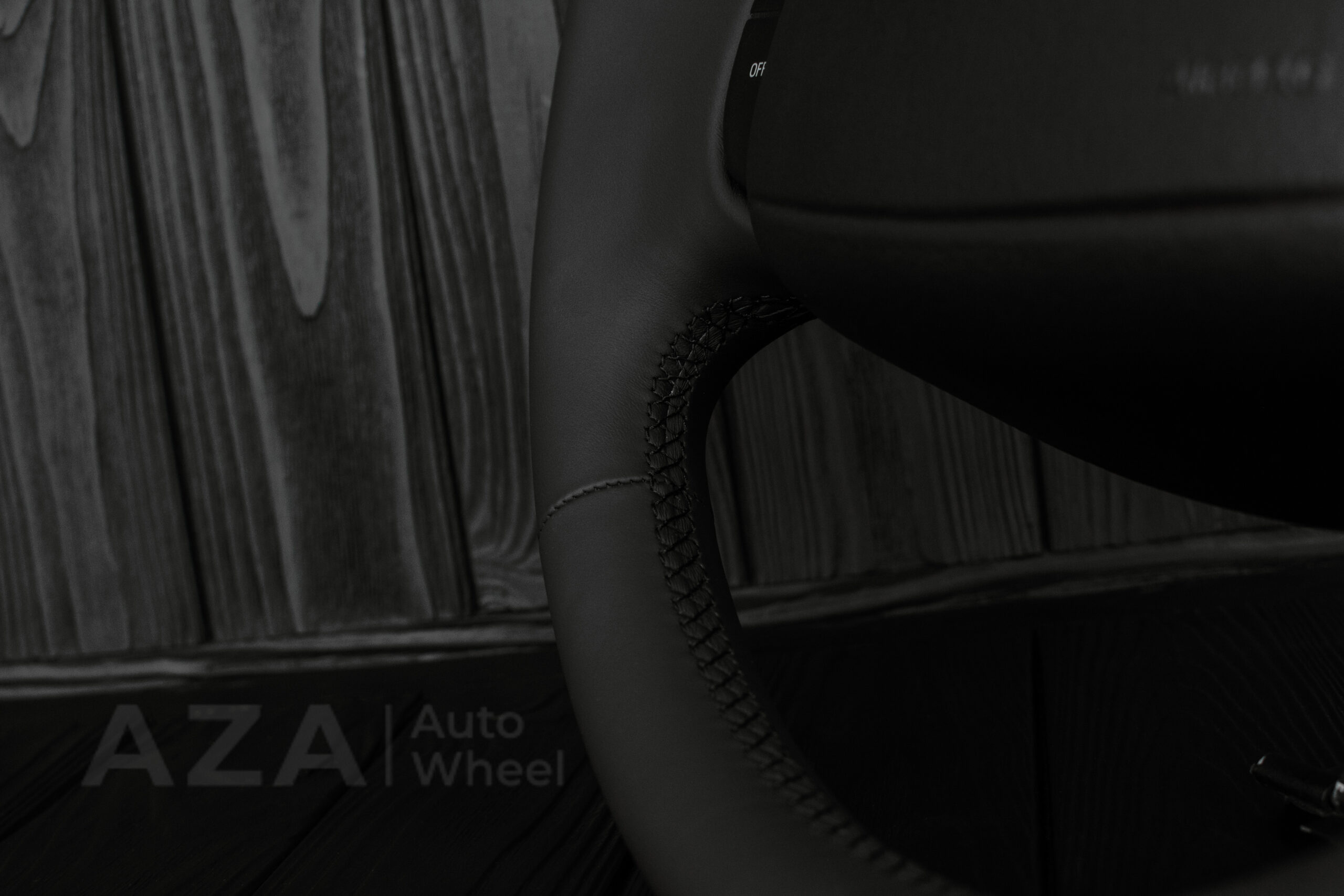 Steering wheel Ford F150/F250/F350 97-2007 Excursion Napa/Italian leather/BLK - Image 16
