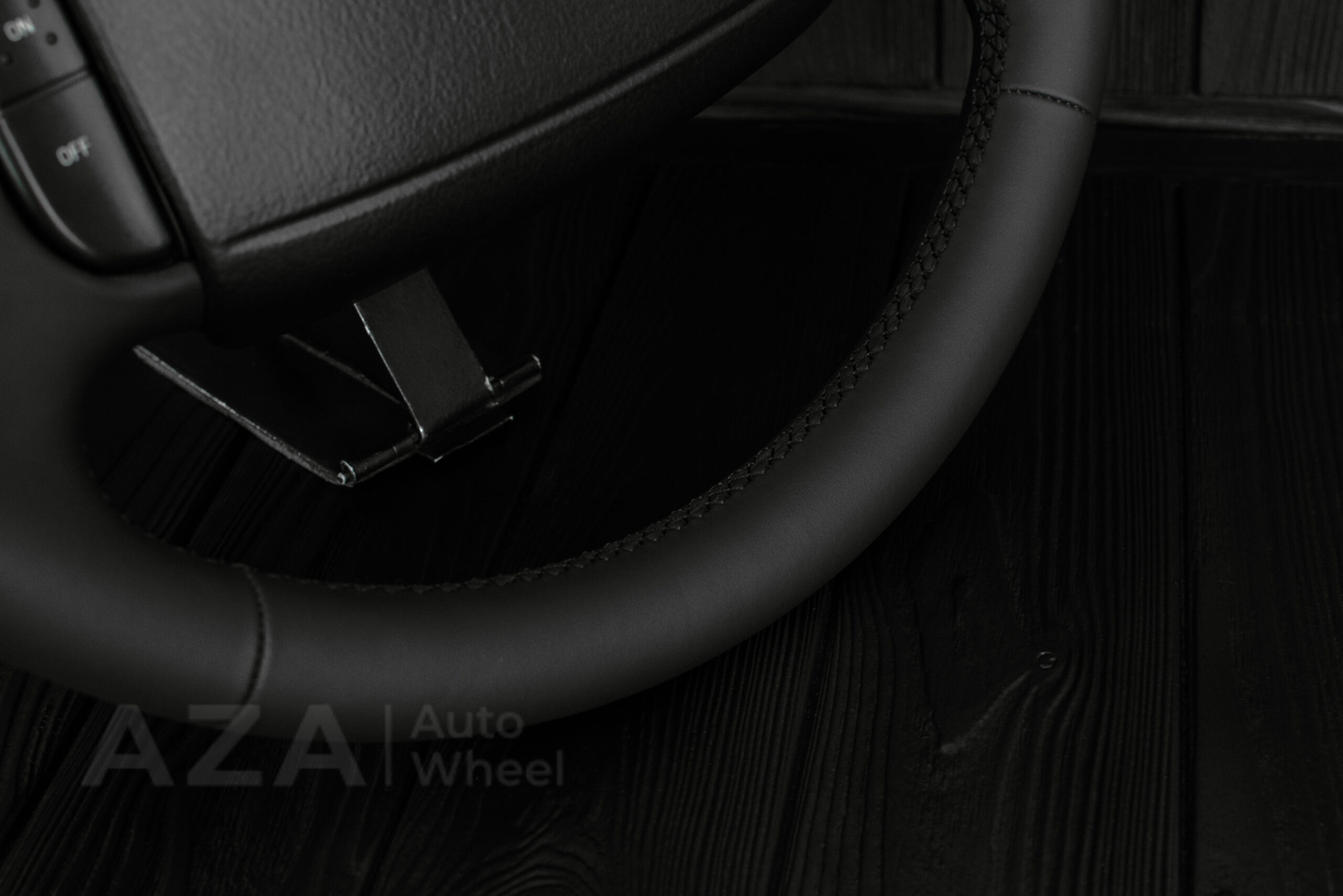 Steering wheel Ford F150/F250/F350 97-2007 Excursion Napa/Italian leather/BLK - Image 20