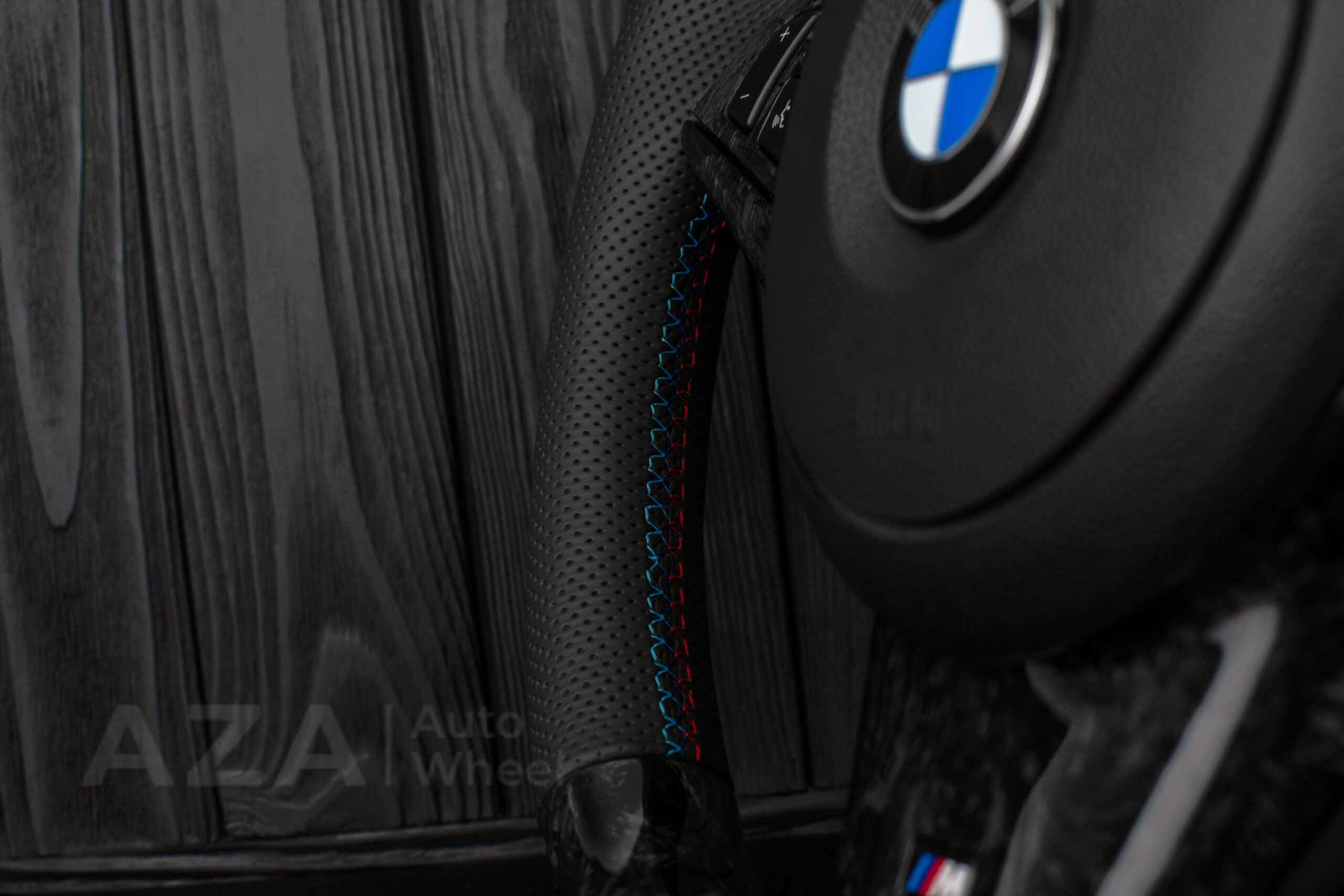 Steering wheel BMW E6X Forged Carbon LED Performance - Image 12