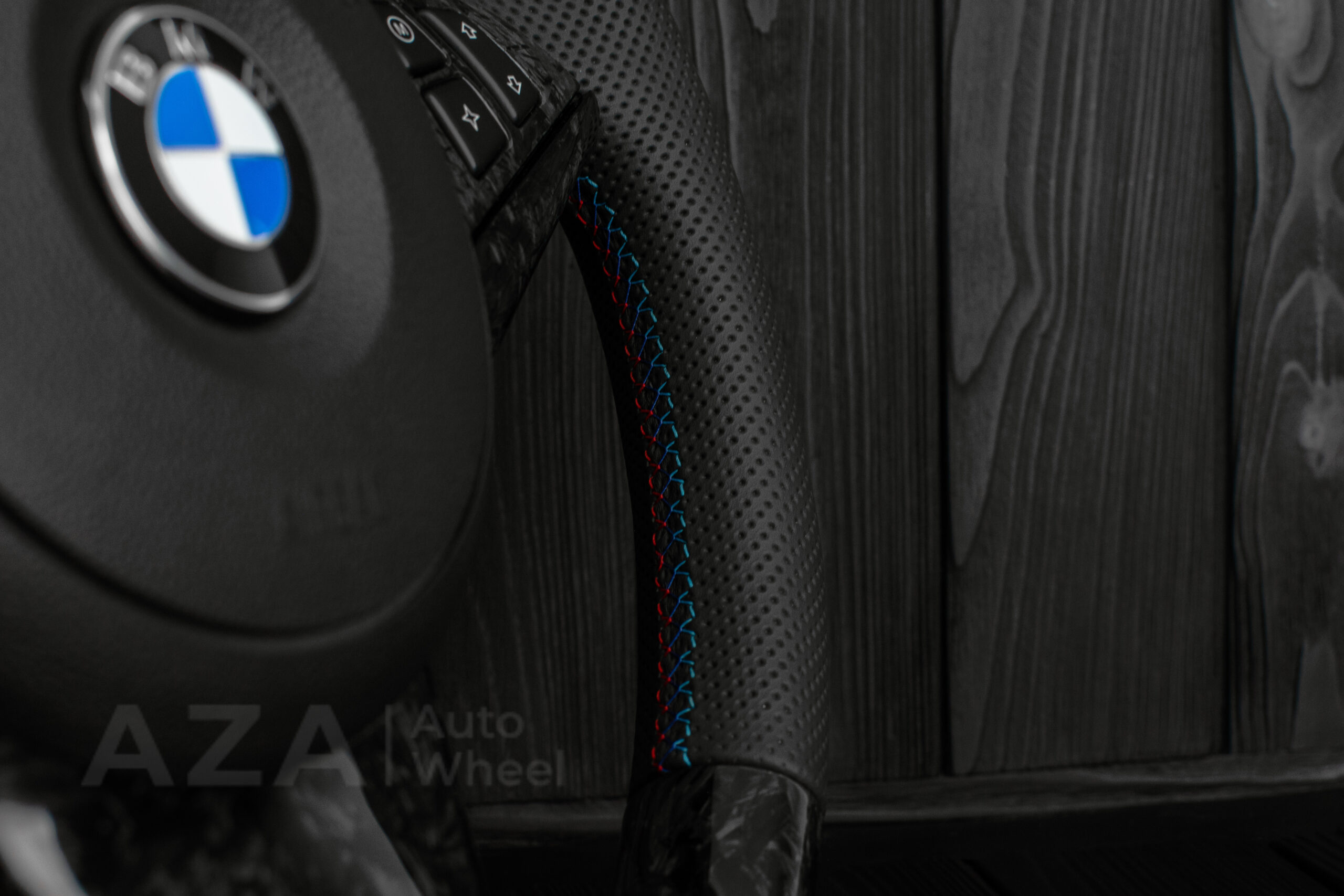 Steering wheel BMW E6X Forged Carbon LED Performance - Image 15