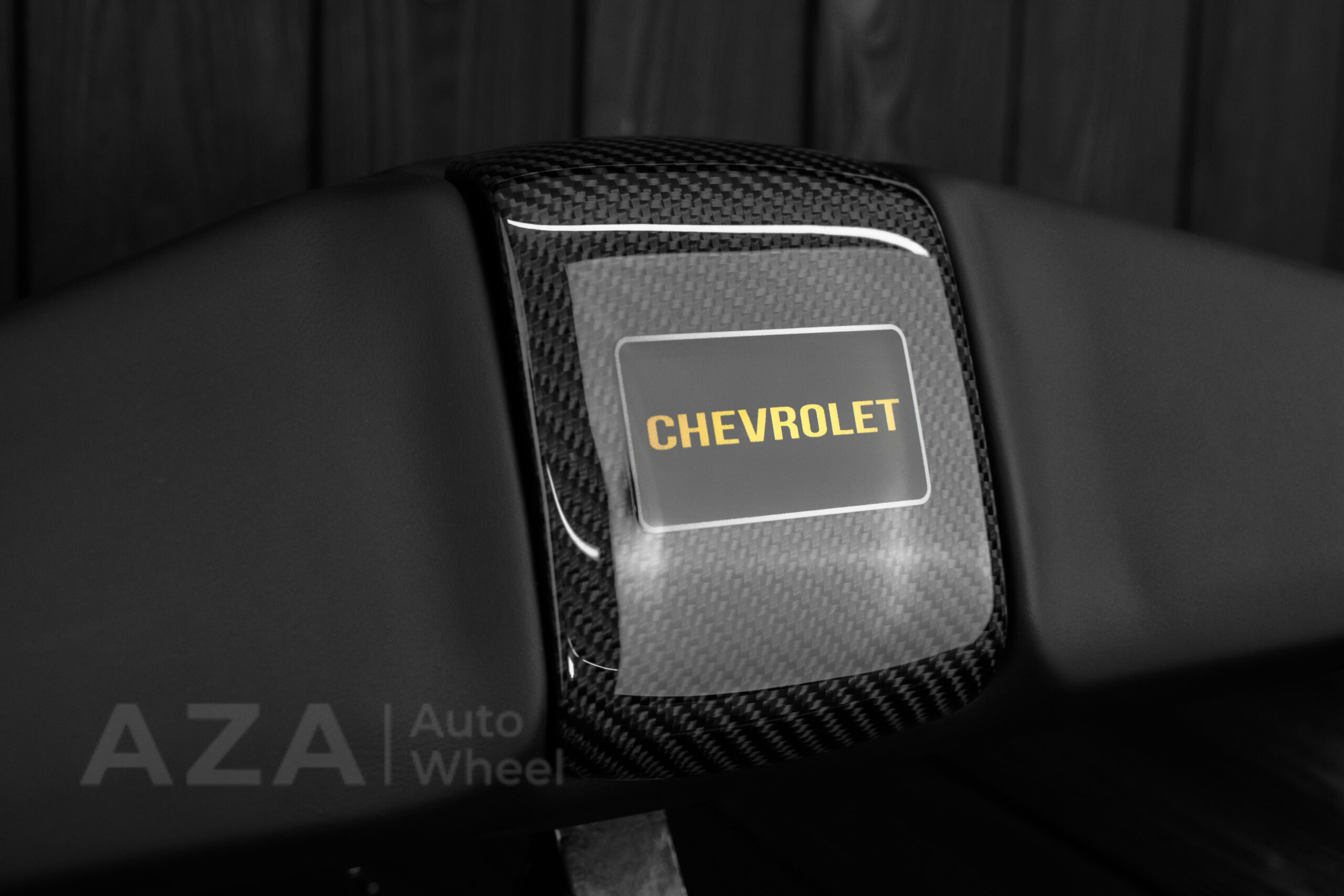 Steering wheel Square Body Silverado GM K5 C10 1973-1987 Blazer Silverado Carbon fiber/Napa/Perforated leather Carbon Fiber Horn - Image 7