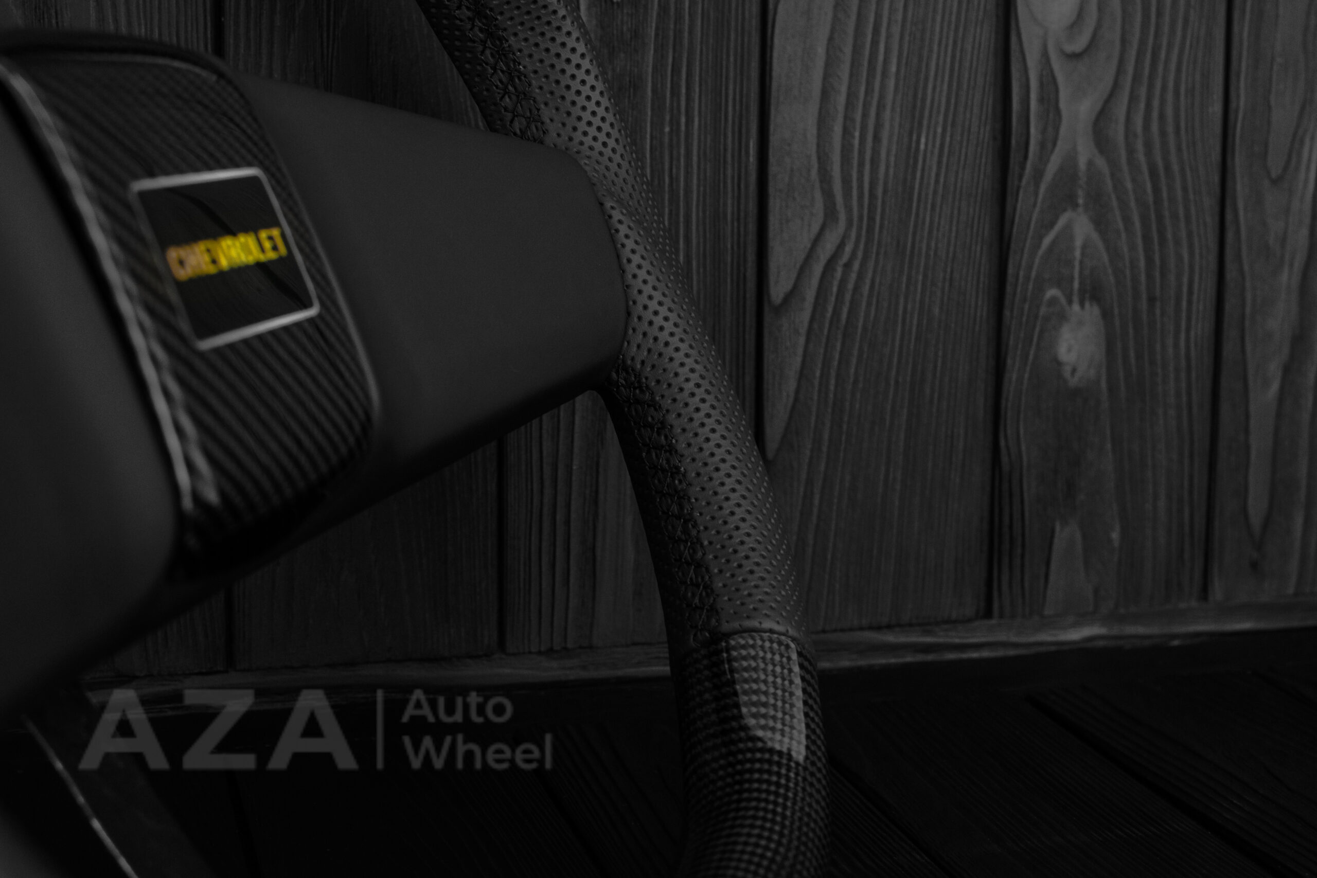 Steering wheel Square Body Silverado GM K5 C10 1973-1987 Blazer Silverado Carbon fiber/Napa/Perforated leather Carbon Fiber Horn - Image 12