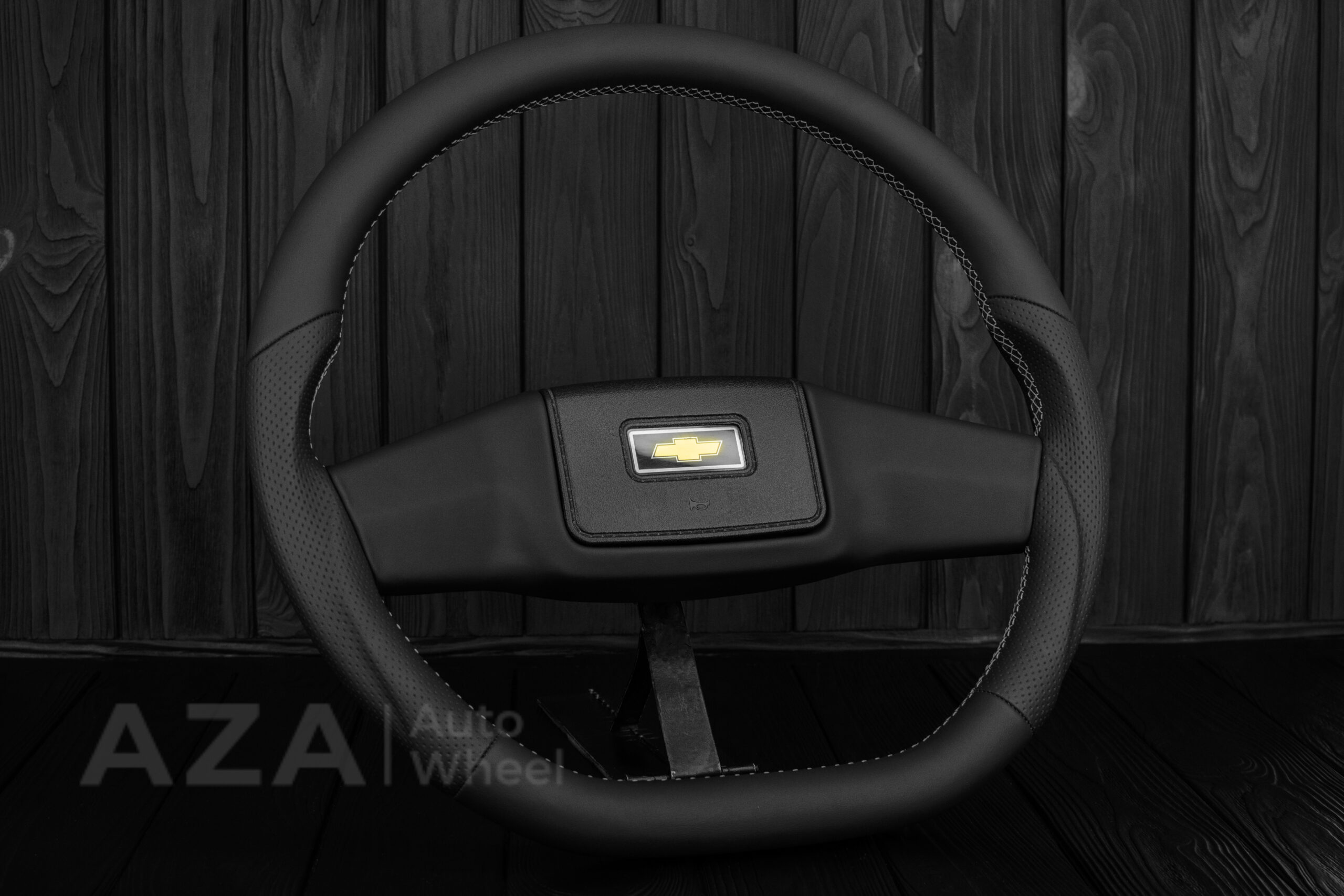 Steering wheel Square Body GM C/K/C10/C5/K5/K10/K20/K30 (1973-1987) Italian Napa leather/Perforated leather - Image 4