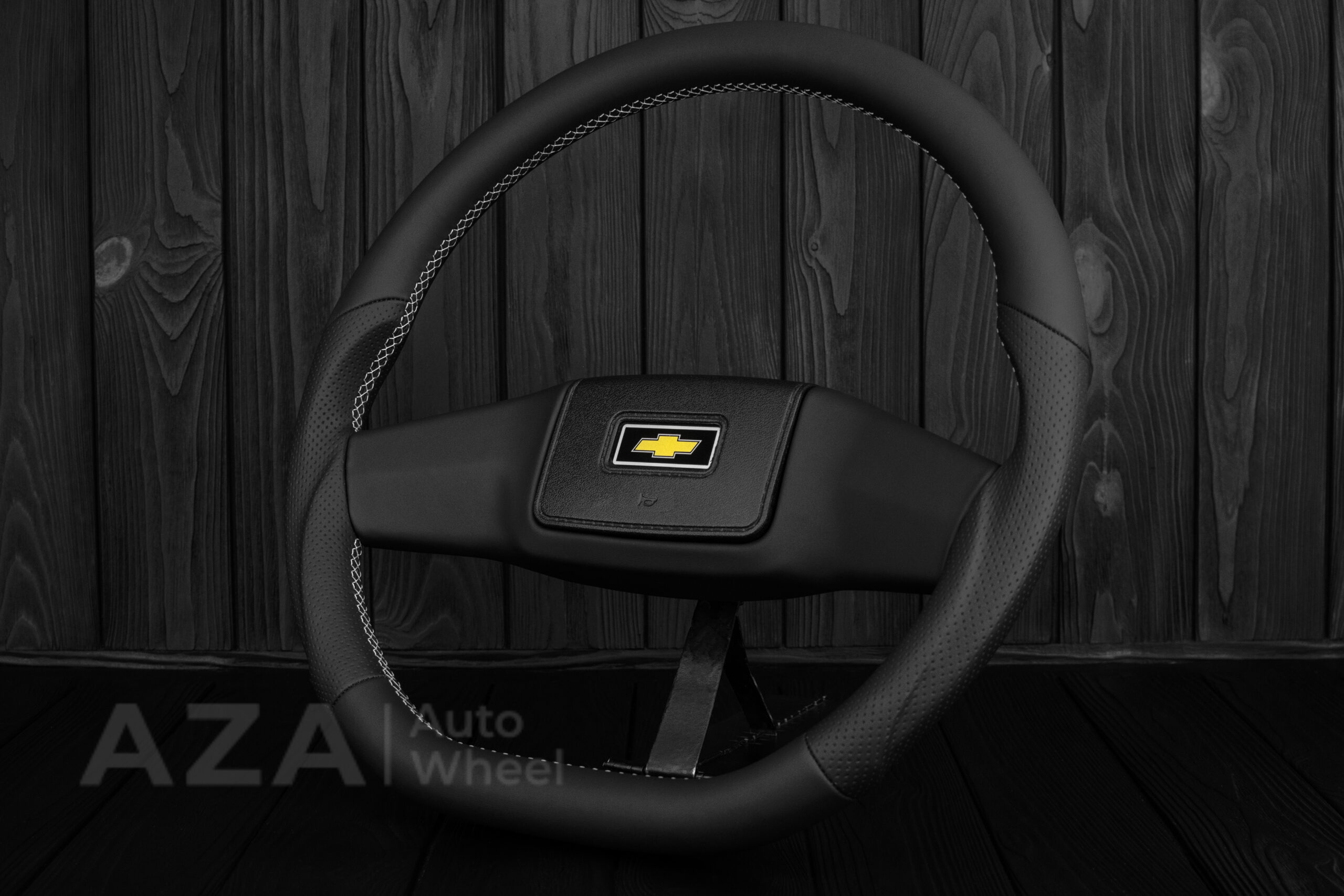 Steering wheel Square Body GM C/K/C10/C5/K5/K10/K20/K30 (1973-1987) Italian Napa leather/Perforated leather - Image 6