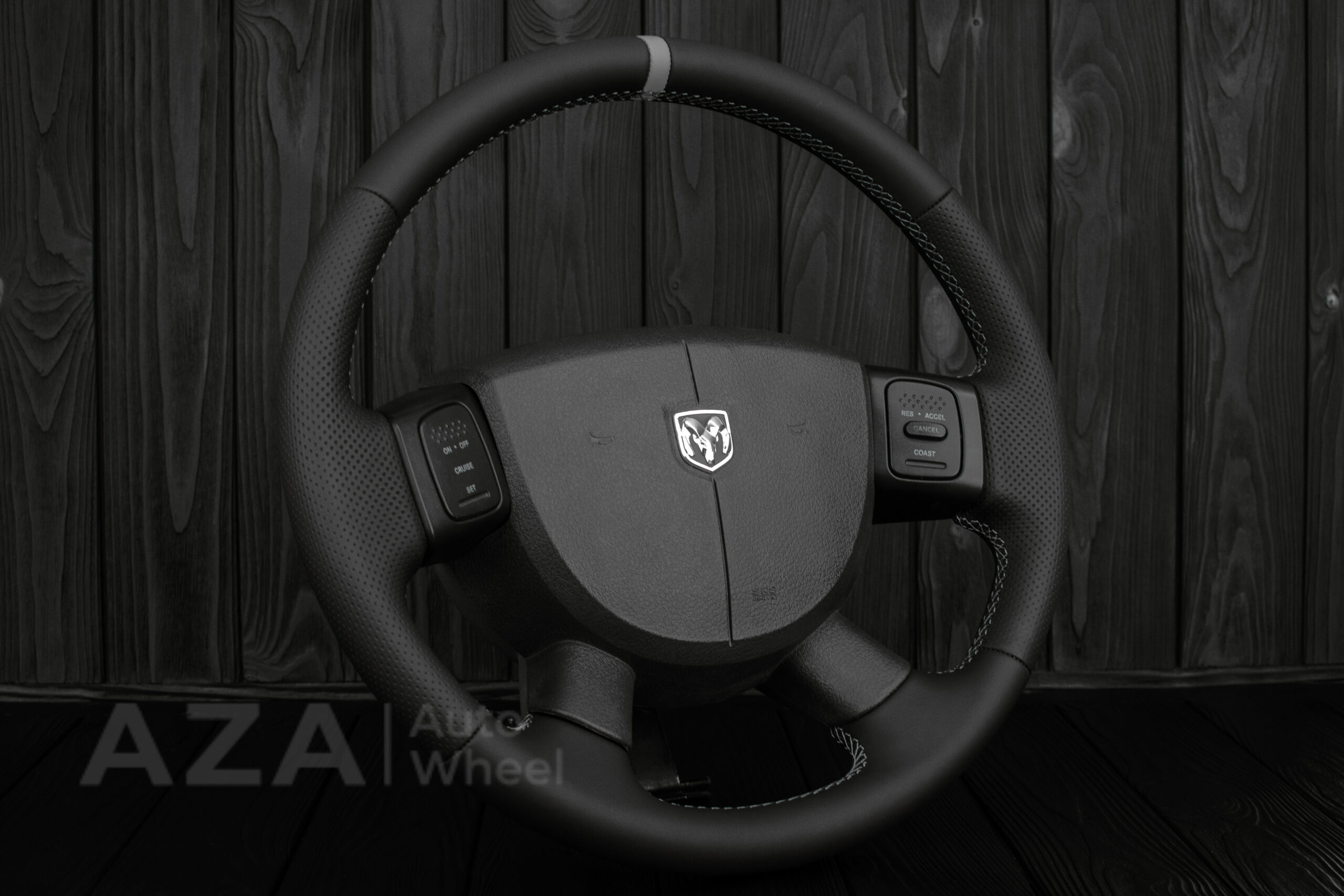 Steering Wheel Dodge Ram 2004-2008 Perforated leather/Napa - Image 5