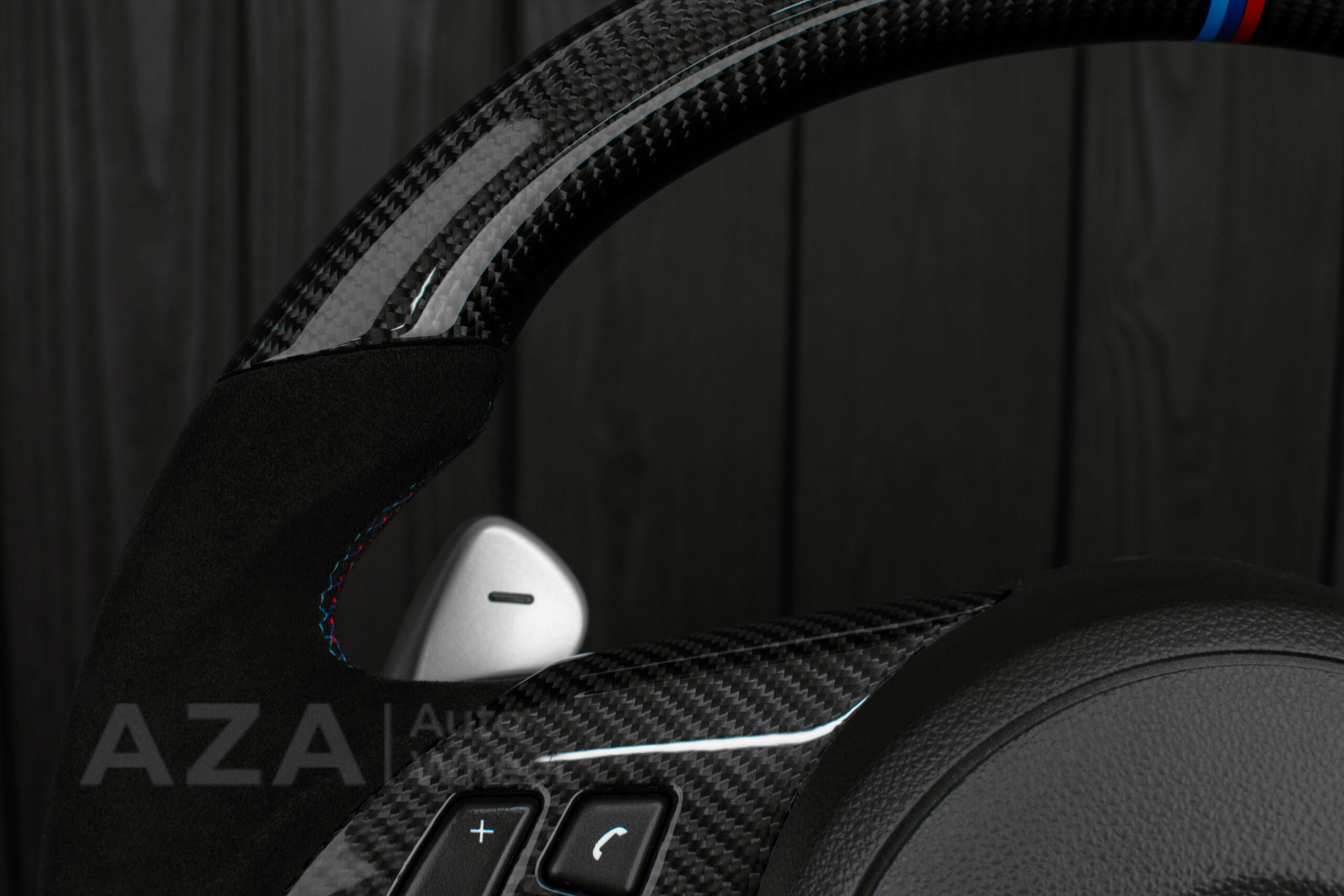 Steering wheel BMW E6X Carbon Fiber Alcantara - Image 21
