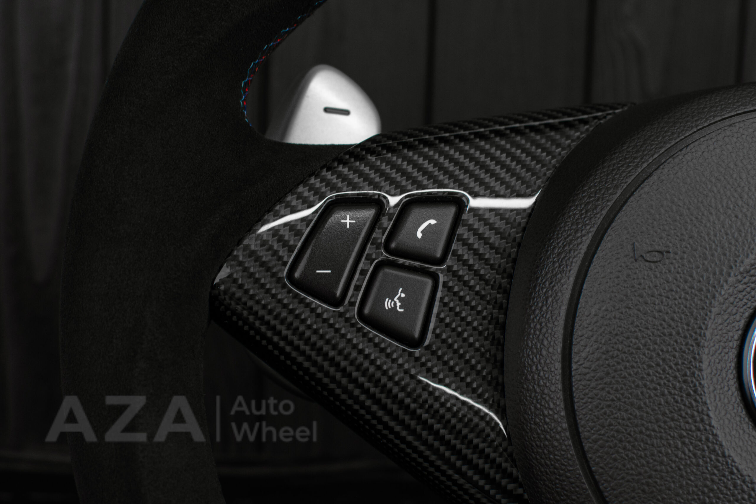 Steering wheel BMW E6X Carbon Fiber Alcantara - Image 11