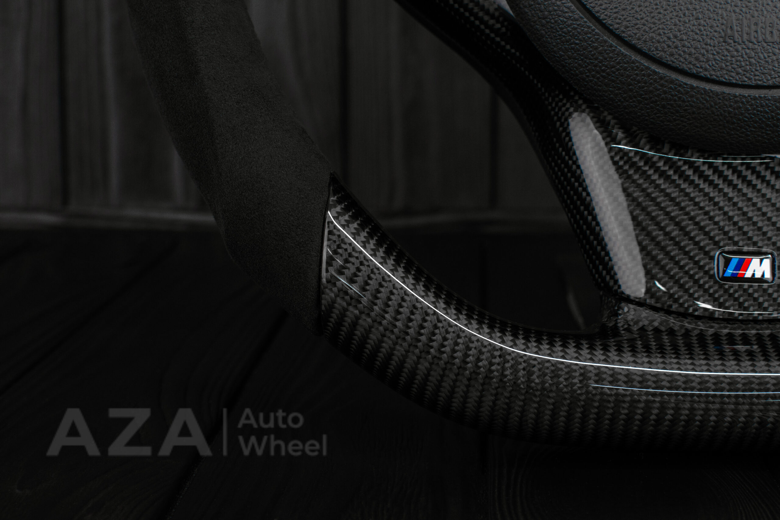Steering wheel BMW E6X Carbon Fiber Alcantara - Image 19