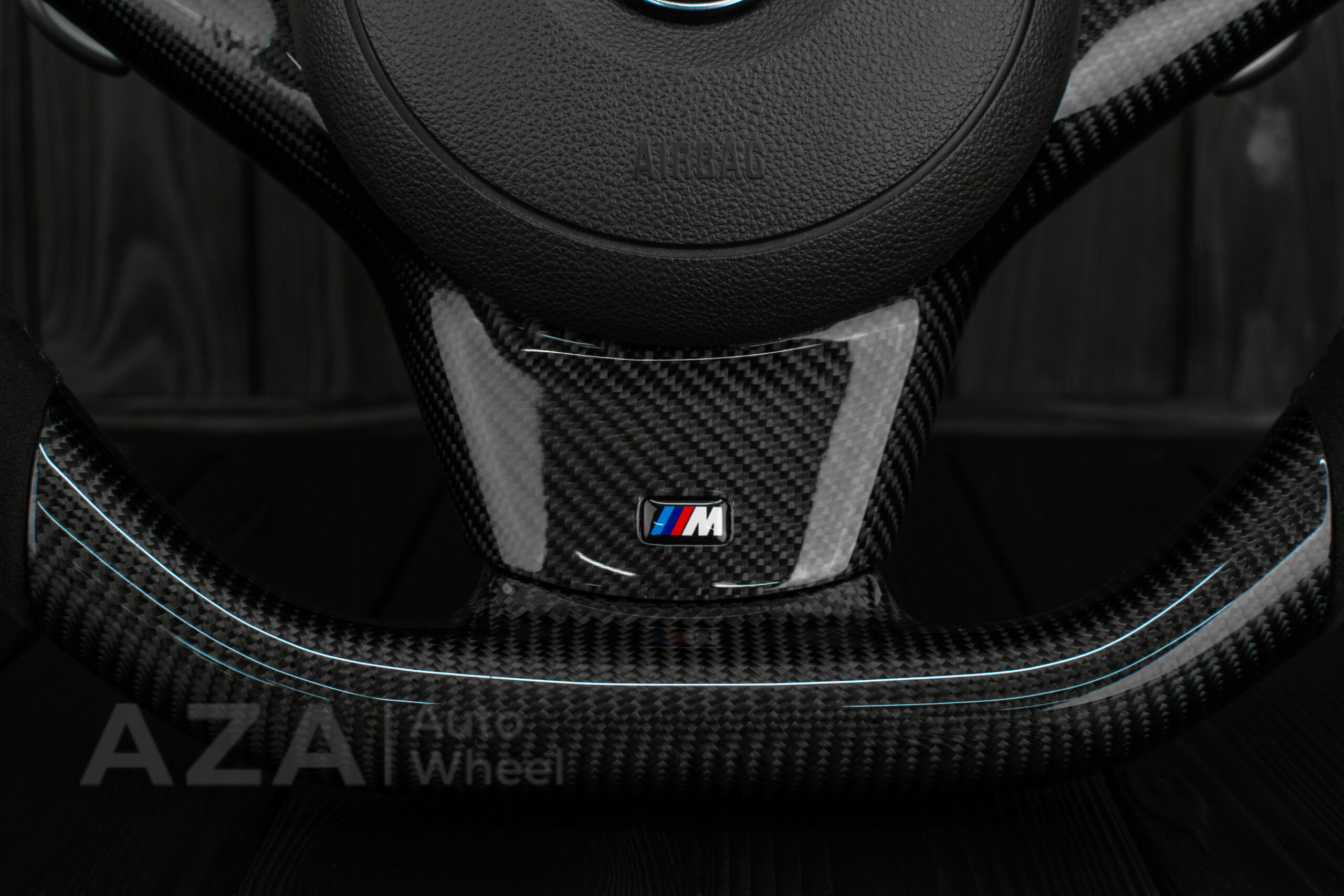 Steering wheel BMW E6X Carbon Fiber Alcantara - Image 24