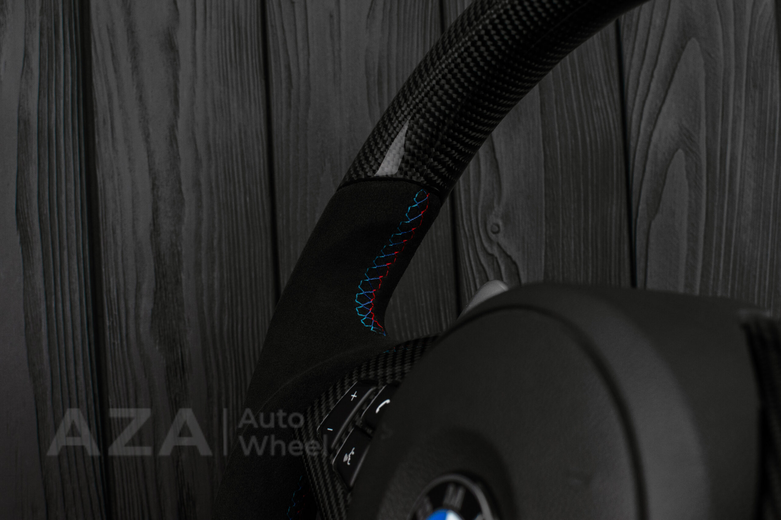 Steering wheel BMW E6X Carbon Fiber Alcantara - Image 17